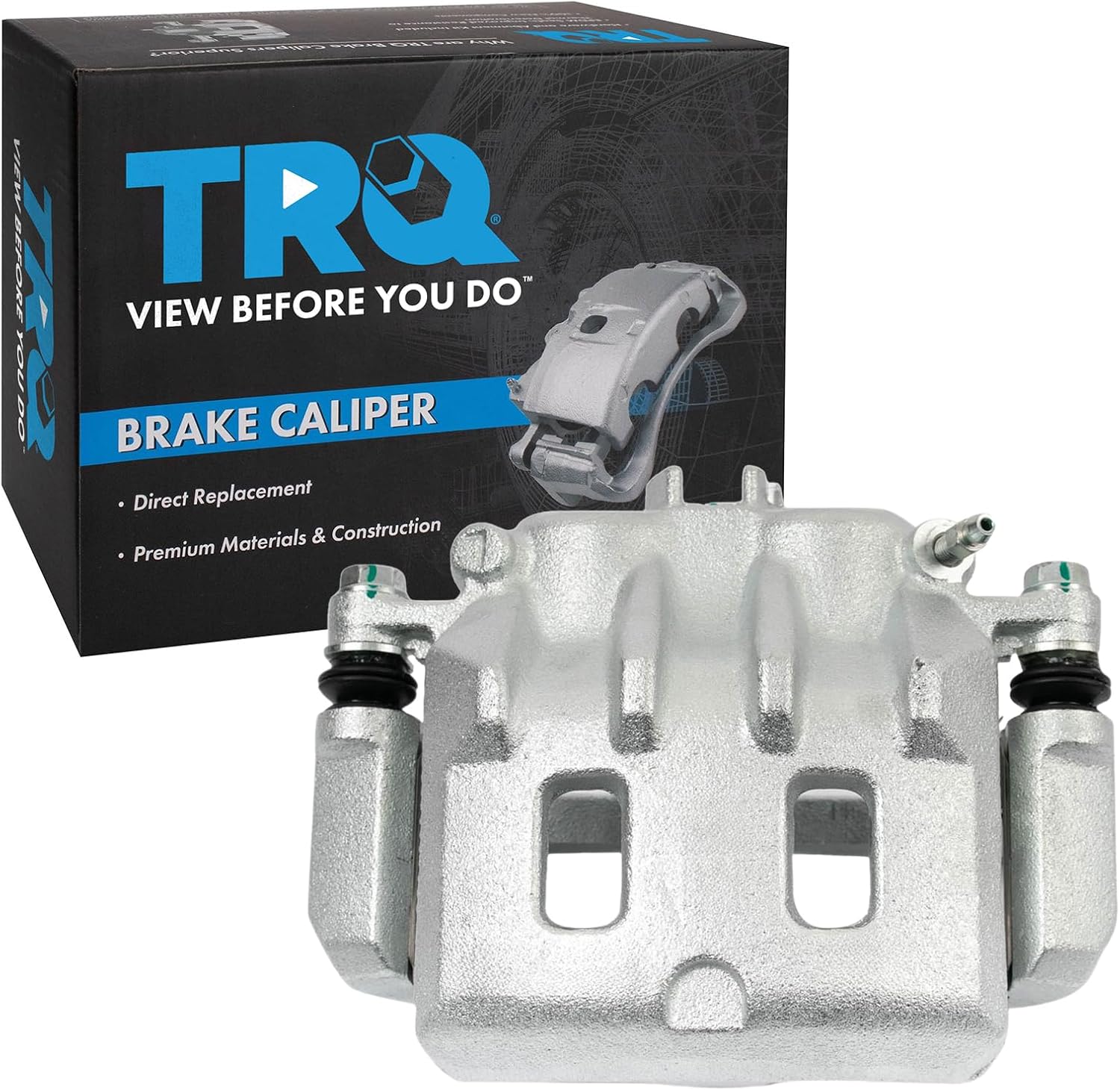 TRQ Front Right Brake Caliper w/Bracket Passenger Side Compatible with 2002-2003 Subaru Impreza 2002 Legacy 2000-2002 Outback