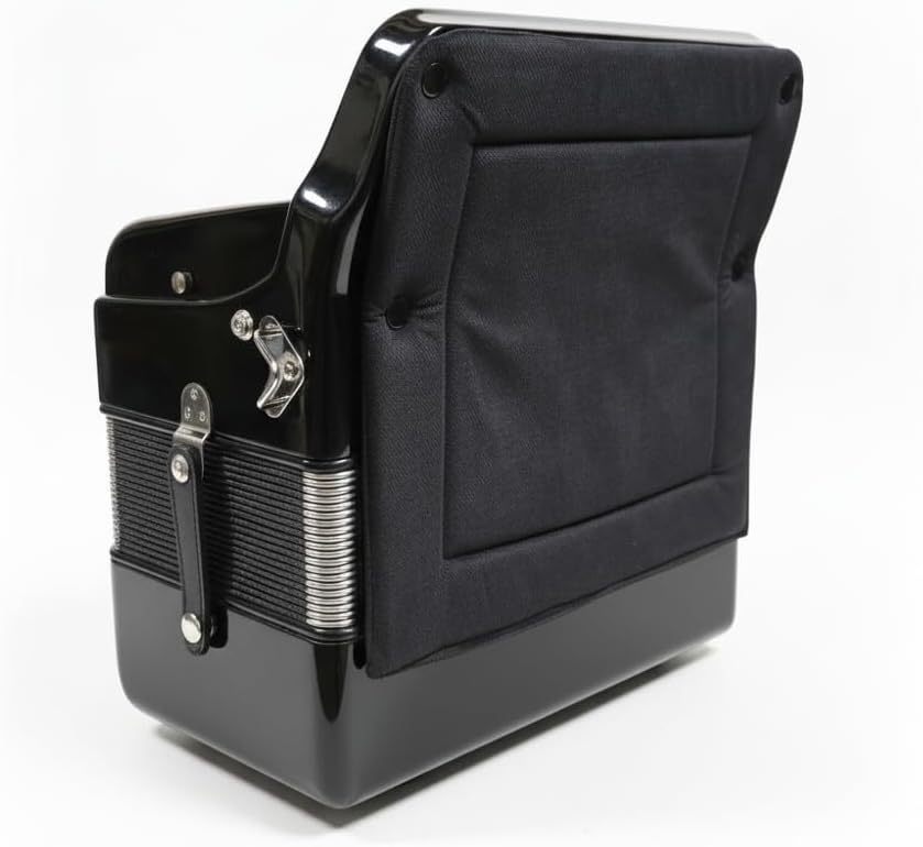 Rossetti 3412 34 Button 12 Bass 3 Switch Accordion in Black GCF