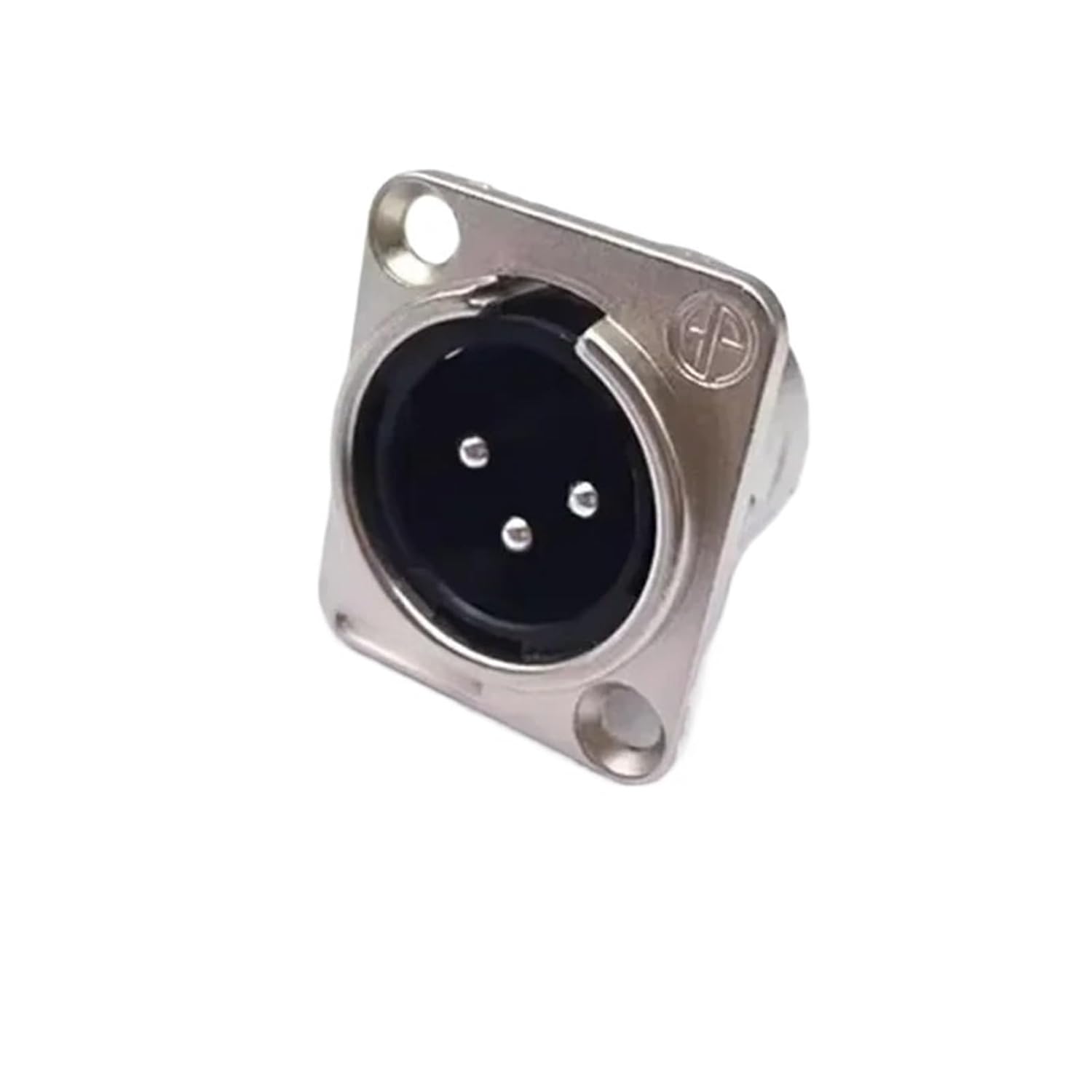 MUSM 5/20Pcs 3/4/5 Pin XLR Male Plug Female Jack XLR Metal Connector Copper Panel Socket for Microphone Audio Speaker(3Pin Male,100PCS)