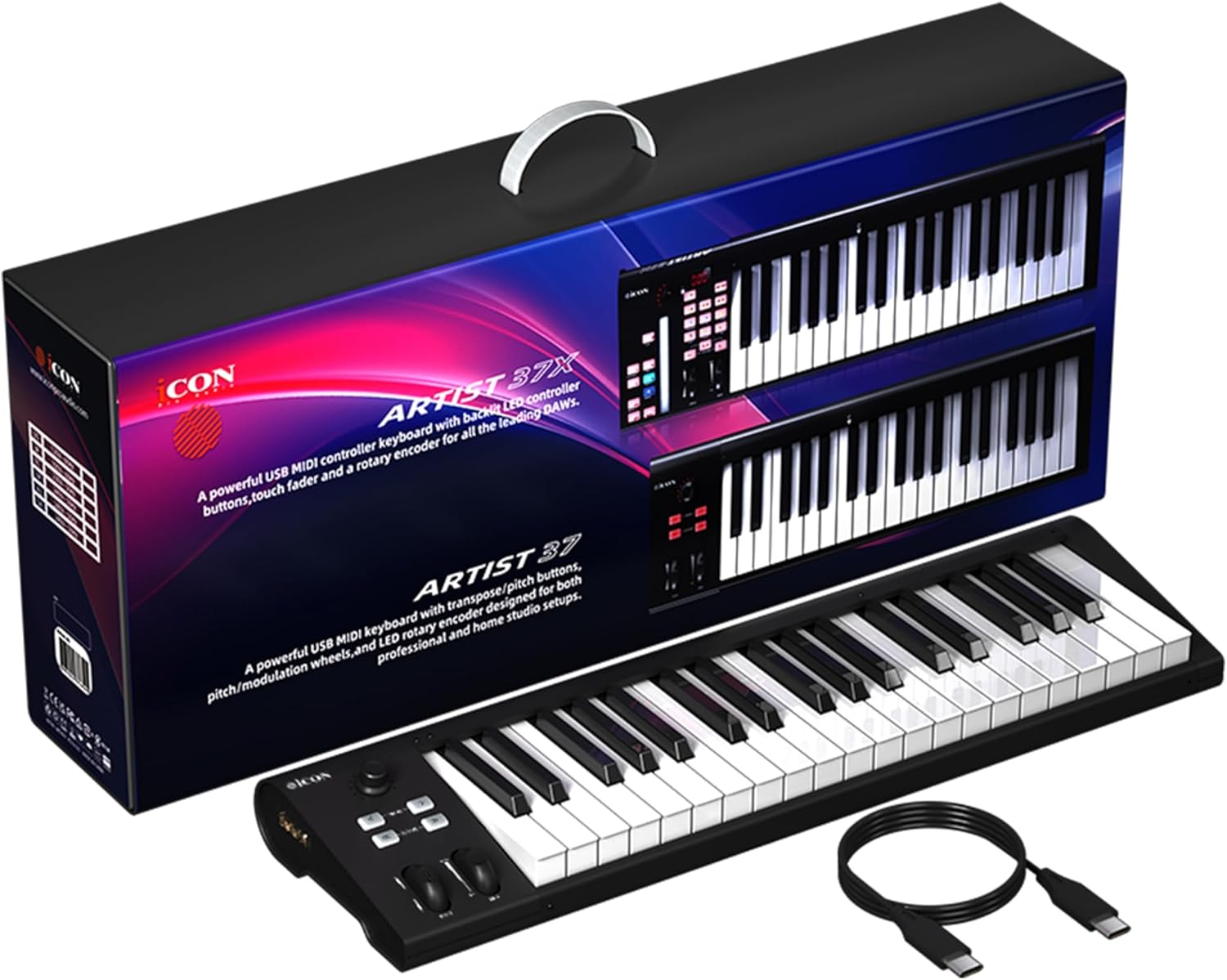 iCON Pro Audio Artist MIDI Keyboard Controller Series (Artist 25)