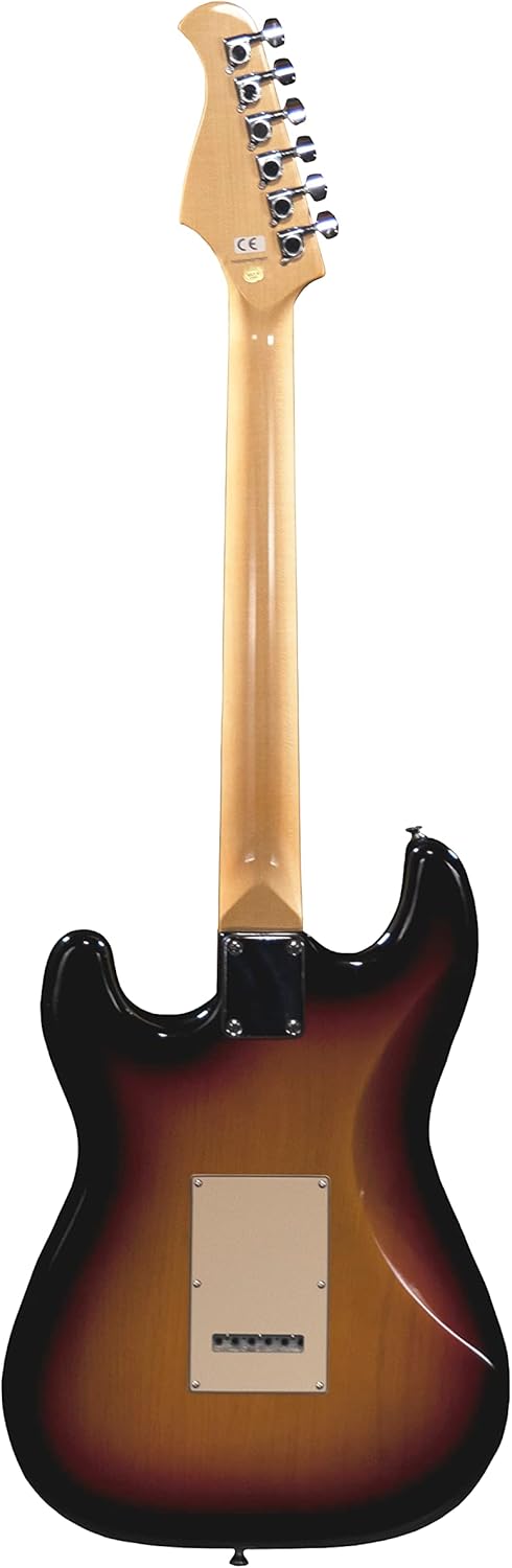 Prodipe 6 String Solid-Body Electric Guitar, Right (ST83 RA SUNB)