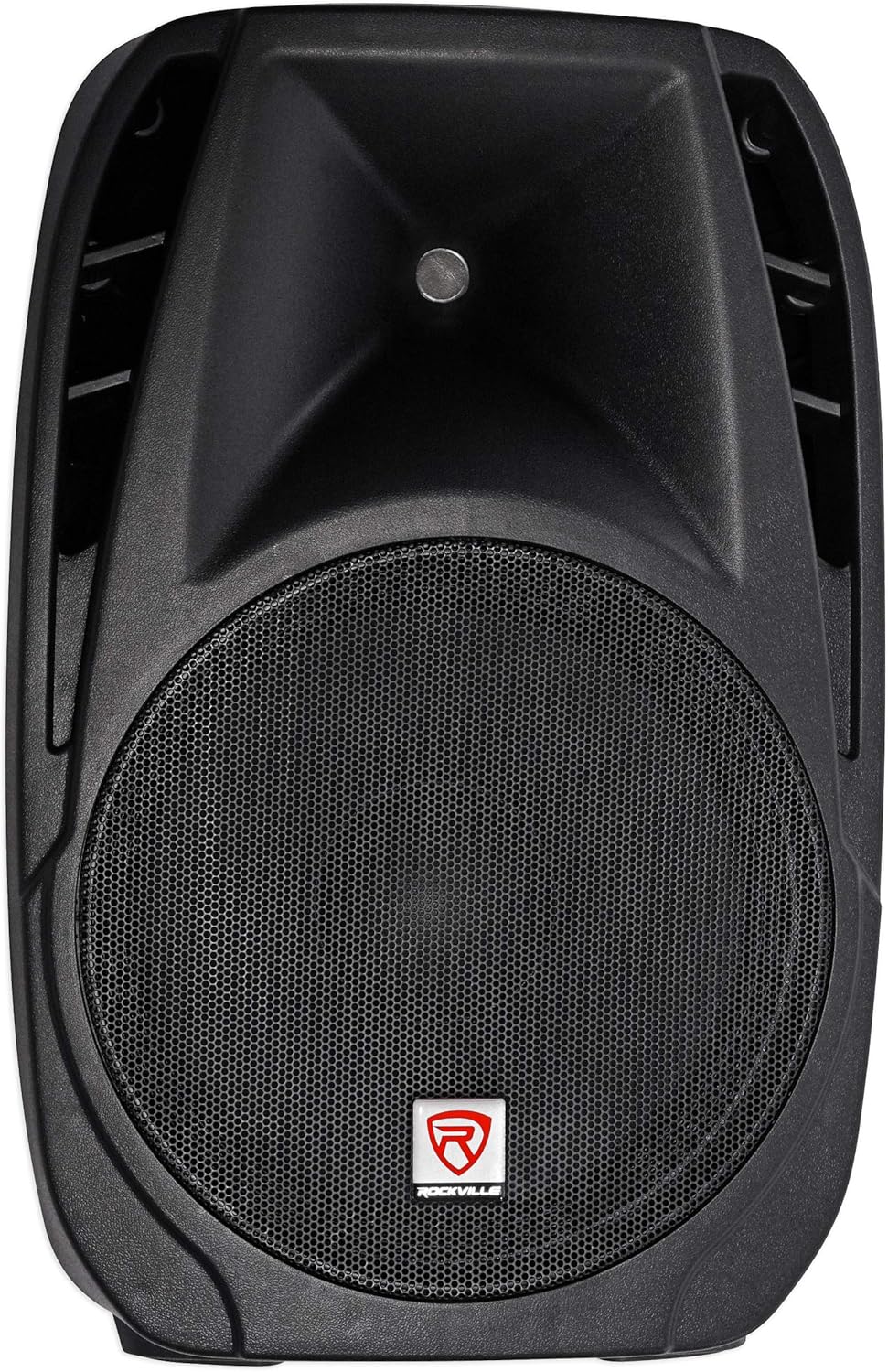 Rockville RPG2X15 Bundle: (2) 15 in Passive PA Speakers, 8-Channel Powered Mixer with Bluetooth, USB/SD, (2) Tripod Stands, (2) Wired Microphones, (2) 10 ft Speaker Cables, Karaoke Ready, 9-Items