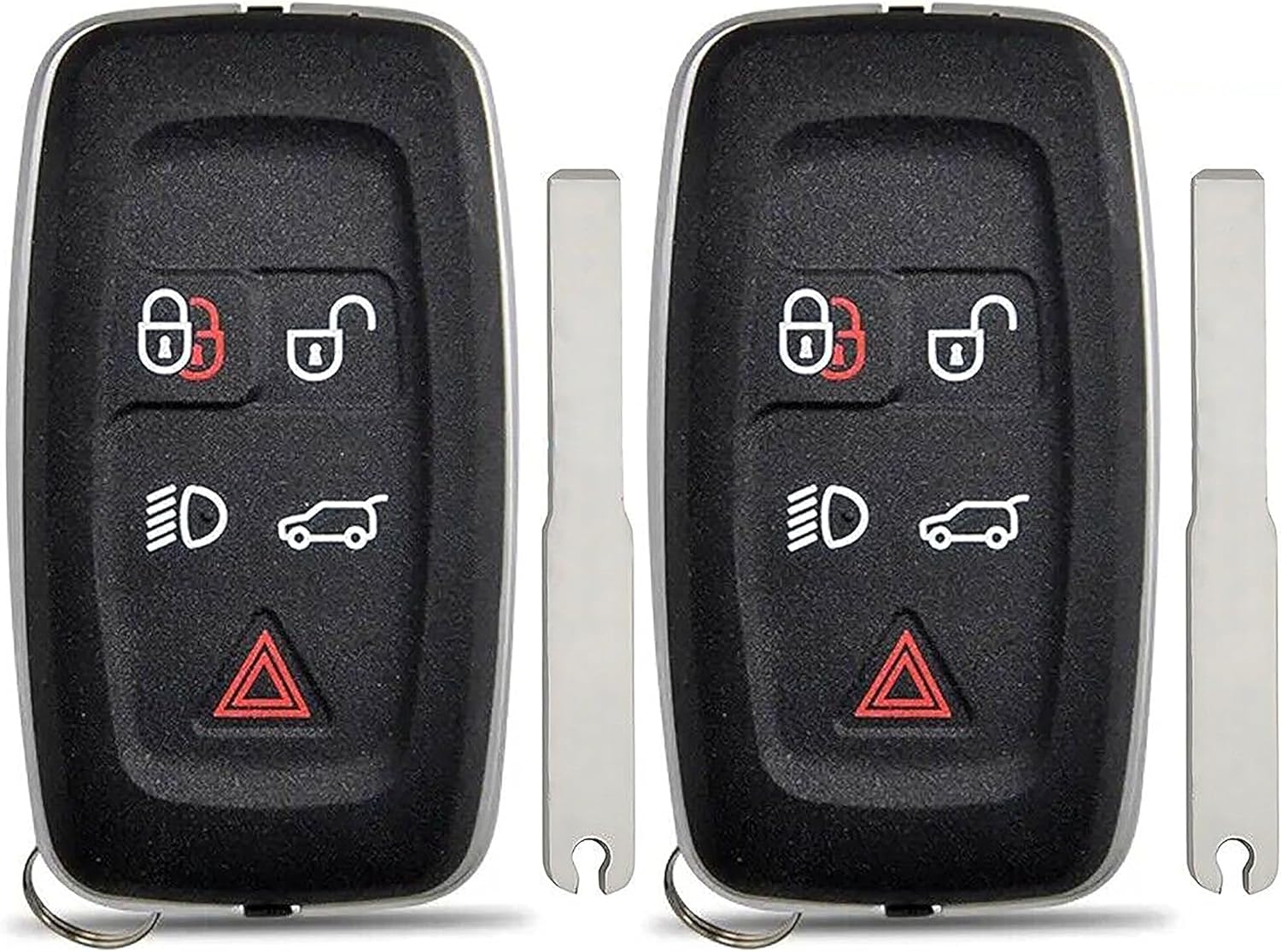 2X New Replacement Proximity Key Fob Remote Compatible with & Fit for Land Rover Vehicles - MPN KOBJTF10A-08
