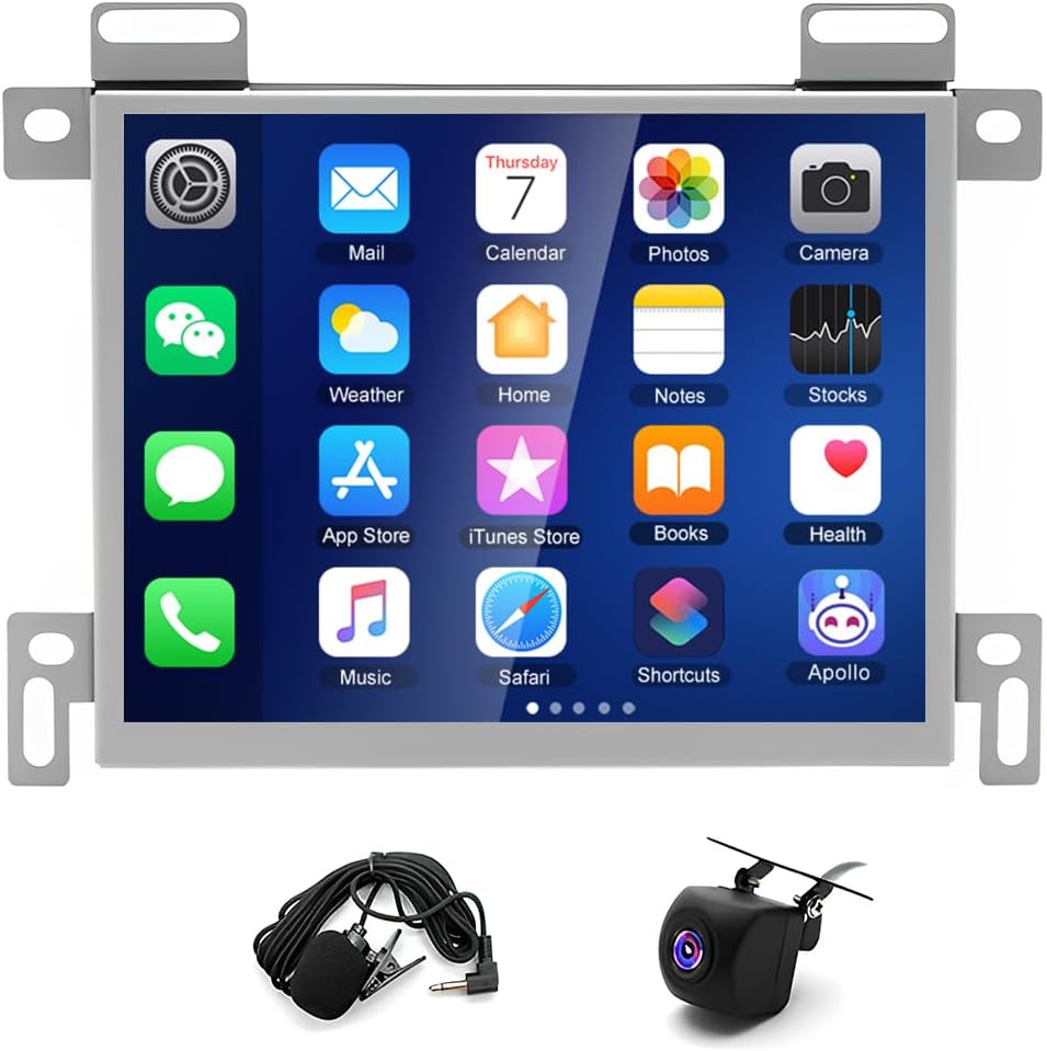 8.4 inch Touch Sreen Stereo for Chrysler 300 2017-2020 Radio Upgrade,Double Din Android 14 Car Audio Receiver with Wireless CarPlay Android Auto,GPS,WiFi,FM/RDS,SWC,AUX-in,AHD Backup Camera,2G+32G