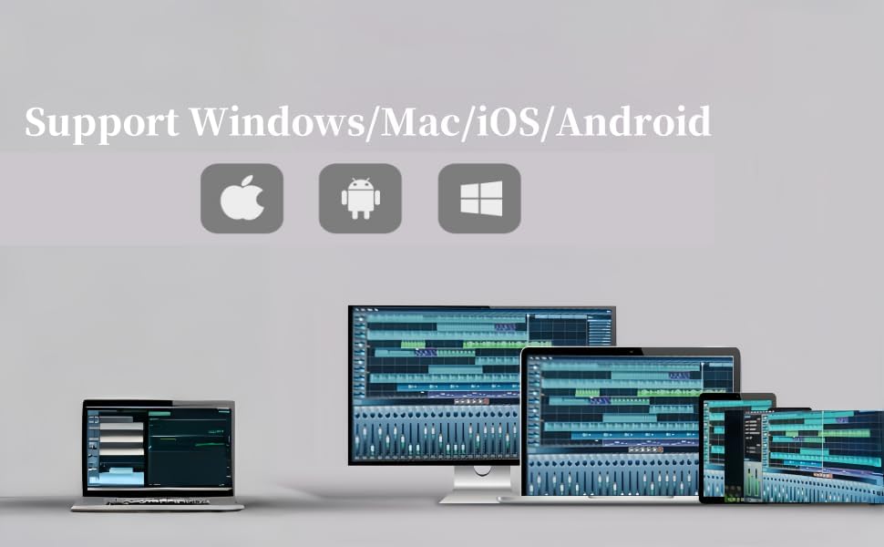 -PAD MIDI Controller, 25 Key USB MIDI Keyboard Controller with 16 RGB Backlit Beat Pads,8 Assignable Knobs,Note Repetition,25 Mini Key Beat Maker Machine for OS X,for iOS,for Android