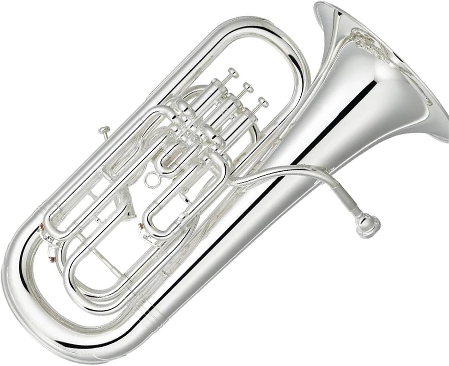 TSTS euphonium instrument High Grade Silver Plated Euphonium 4 Pistons Tone Bb Compensating