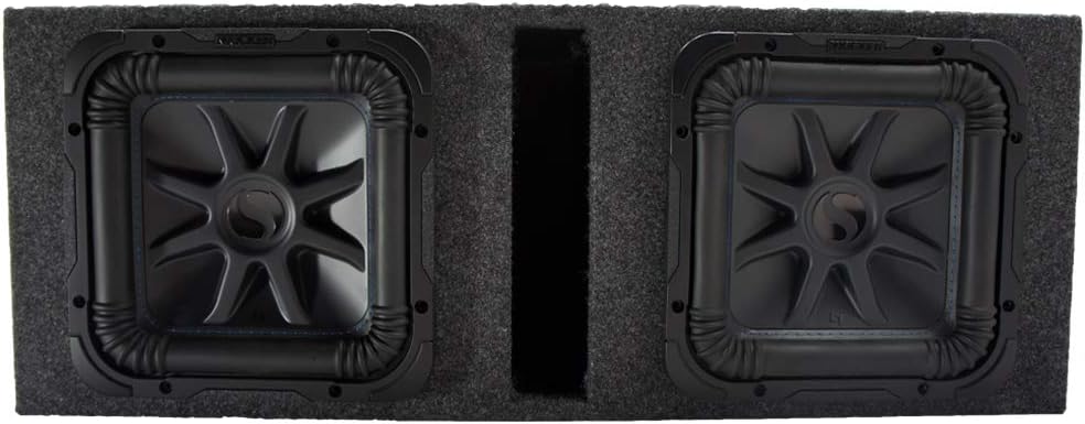 KICKER L7S12 Solo-Baric Car Audio Subwoofers and Vented Sub Enclosure