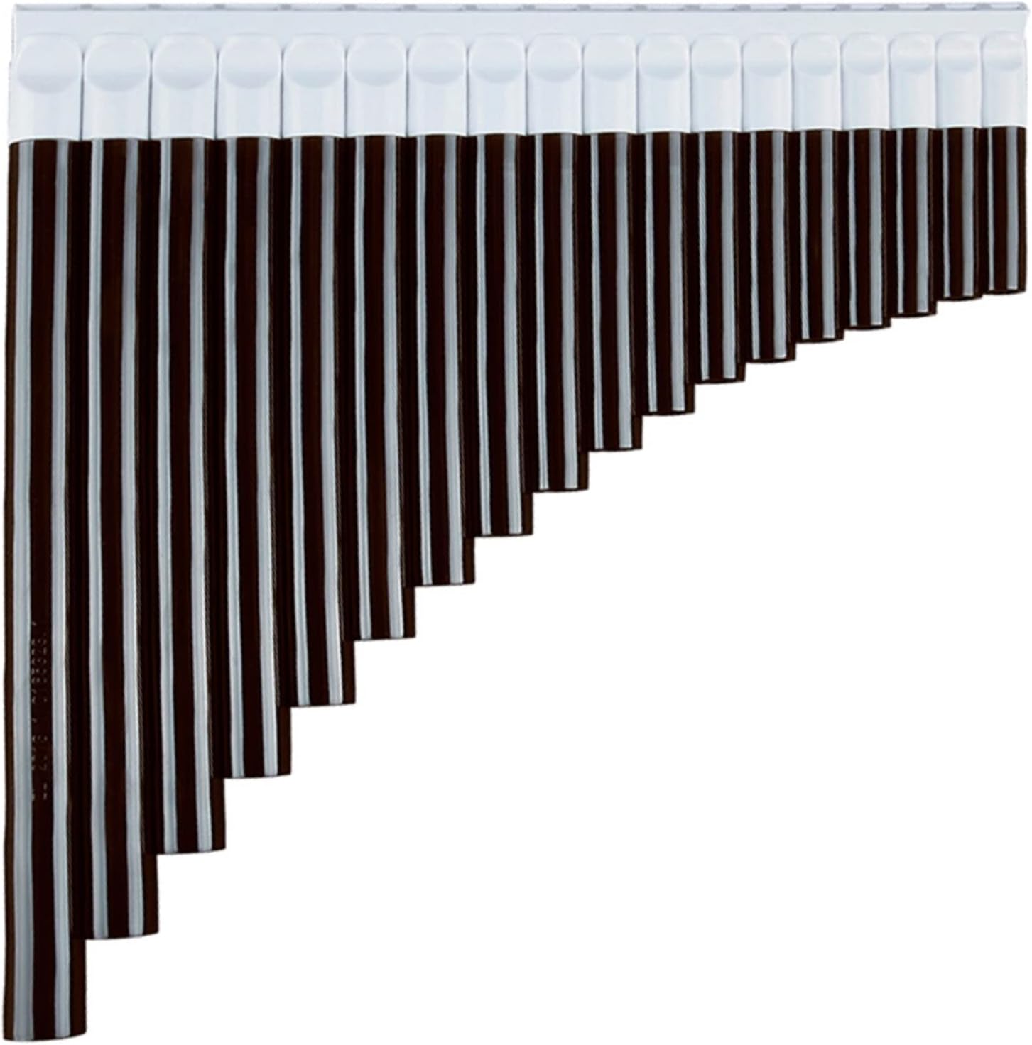 18 Pipes Pan Flute Pan Pipe G Key ABS Plastic Traditional Woodwind Musical Instrument for Beginner and Musical Lover