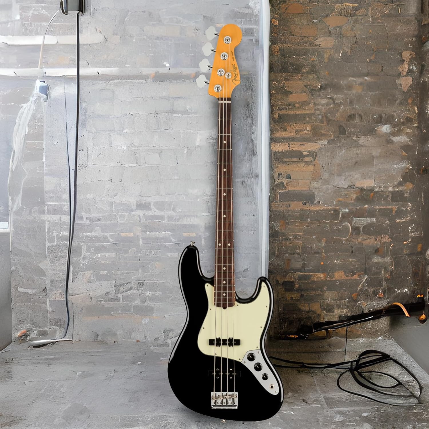 Fender American Professional II Jazz Bass, Black, Rosewood Fingerboard