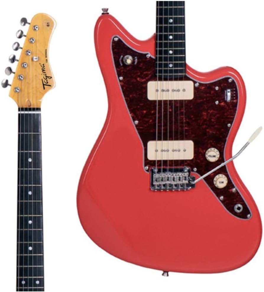 Tagima TW61 Fiesta Red off set guitar