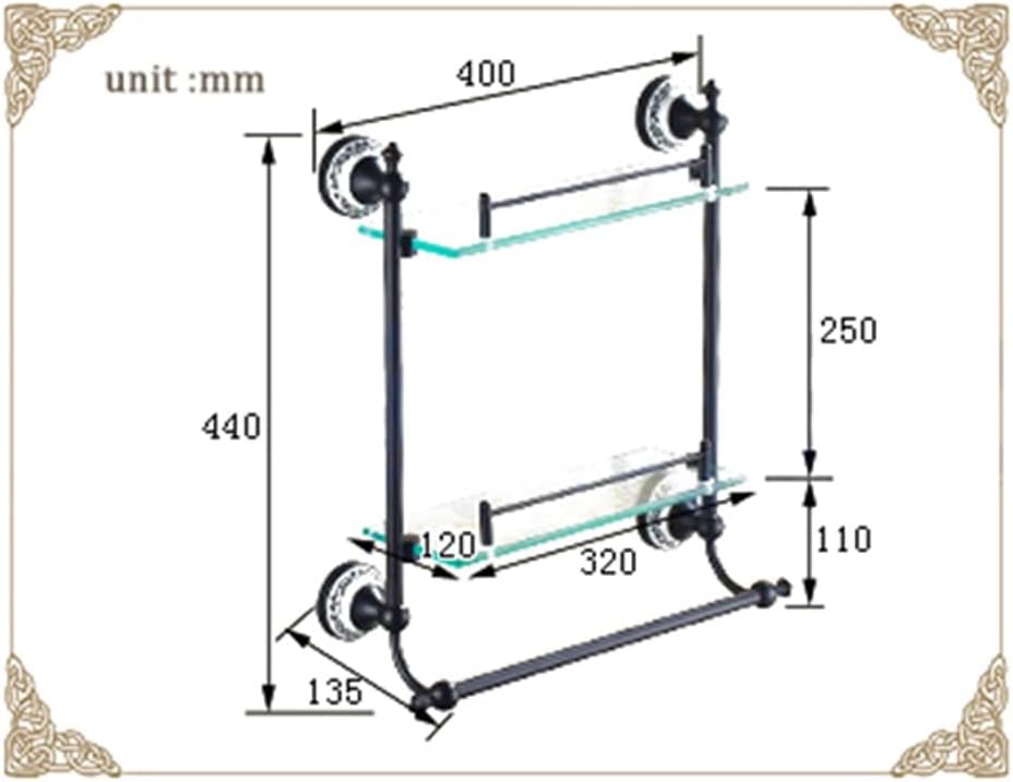 Shower Caddy 2021 New Bathroom Shelves, Corner 2-Tier Tempered Glass Shelves for Home Decorations, Bathroom Accessories Wall Mount Shelves Bathroom Organizer