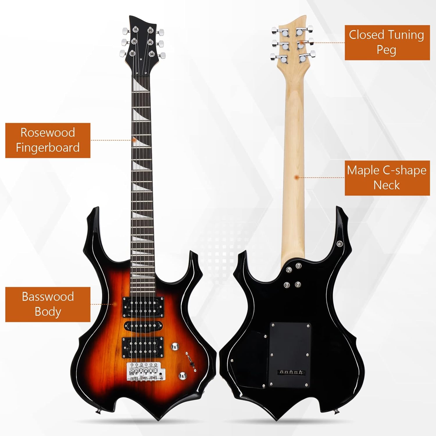 Ktaxon Solid Body Electric Guitar, 36