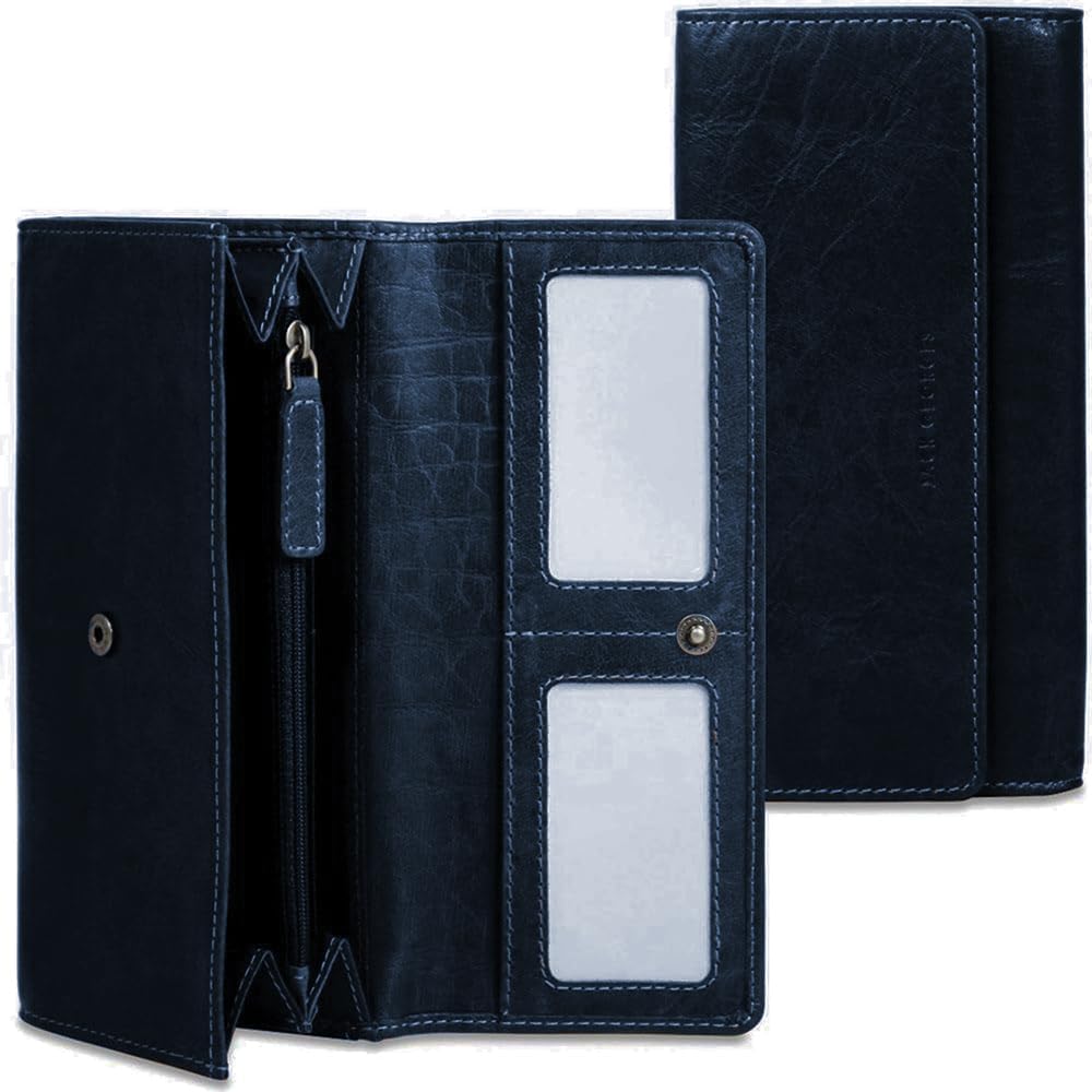 Jack Georges Voyager Clutch Wallet #7726 (Navy)