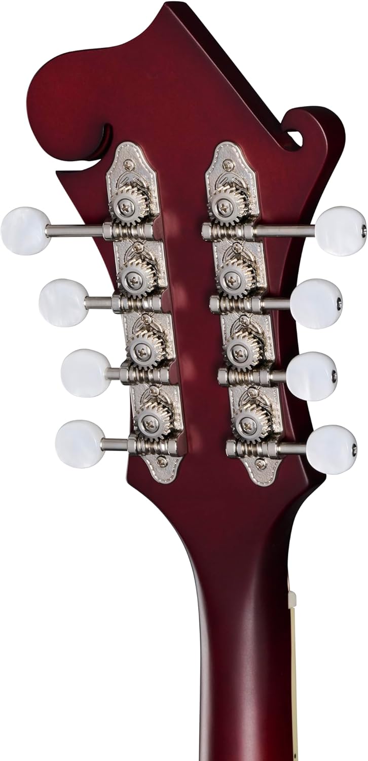 Epiphone F-5 Studio Mandolin, Wine Red Satin with Bag