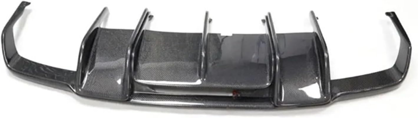 Carbon Fiber Car Rear Bumper Diffuser Lip Compatible For Benz CLS Class W218 CLS550 CLS63 AMG 2012-2018 Auto Rear Bumper Guard With Hole(Carbon Fiber)