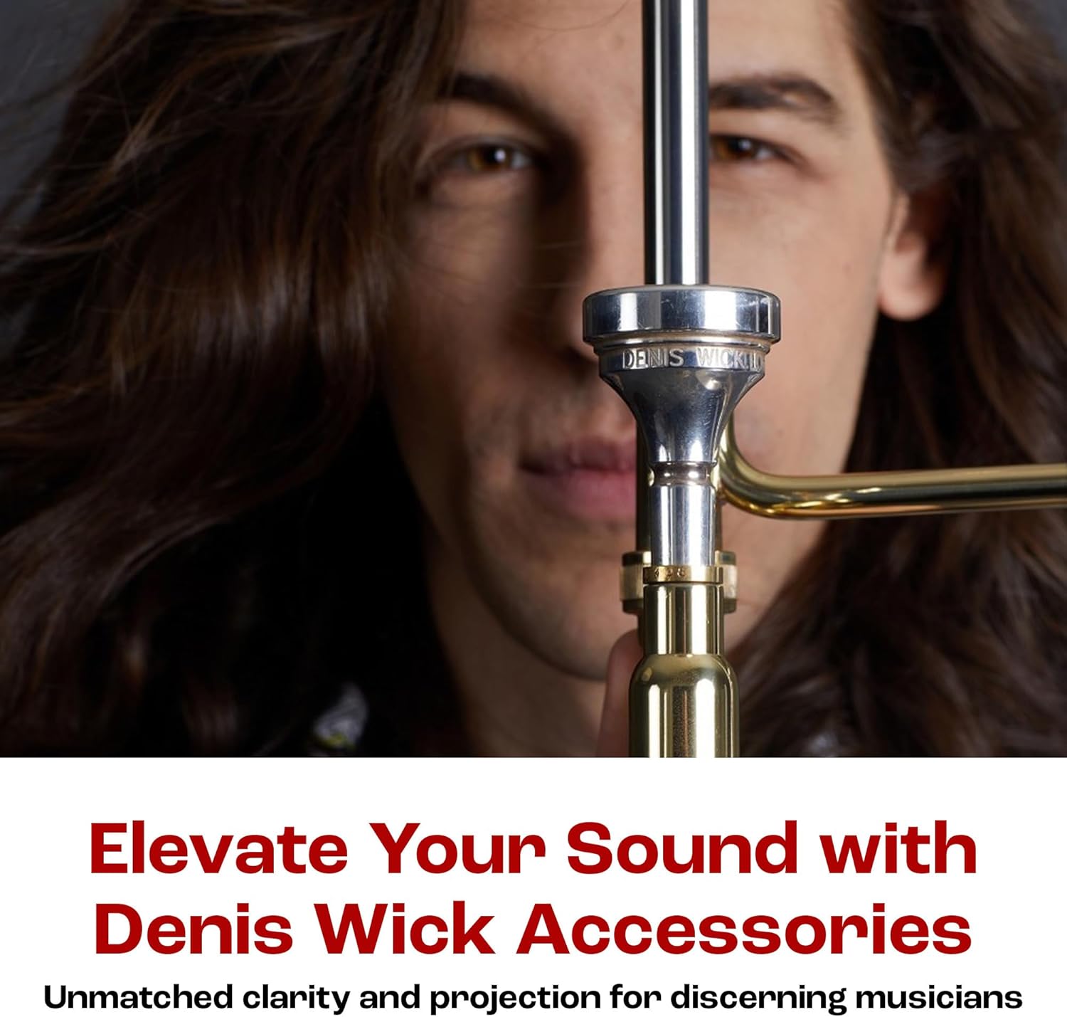 Denis Wick Heavytop Conversion Booster for Trumpet Mouthpieces, Silver Plated, 6181 - Precision-Weighted for Smoother Tone, More Endurance & Volume - Ideal Add-On for Live & Stadium Performances
