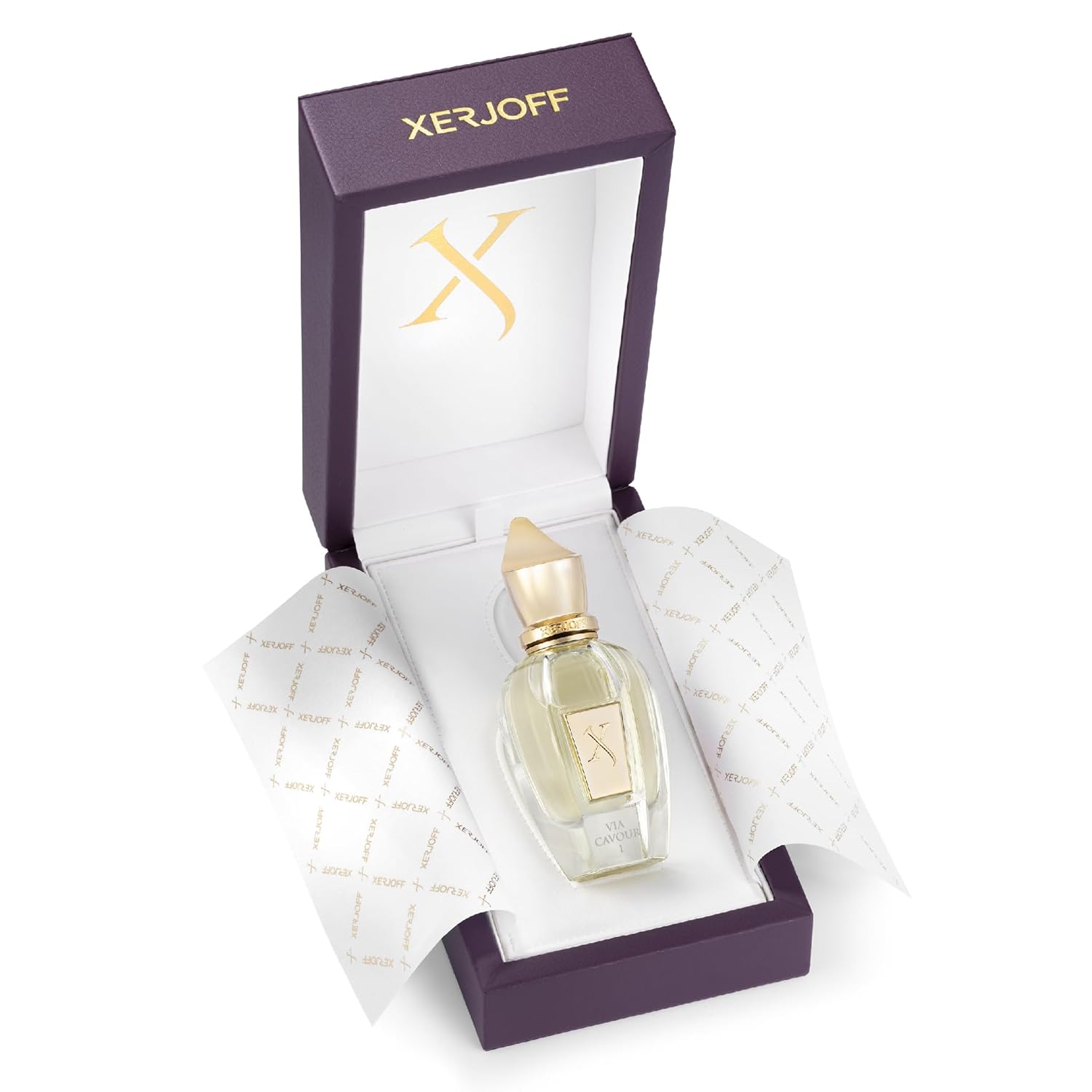 Xerjoff Via Cavour 1 Parfum, 50ml / 1.7 fl oz – Floral Gourmand Perfume (Rose, Raspberry, Vanilla)