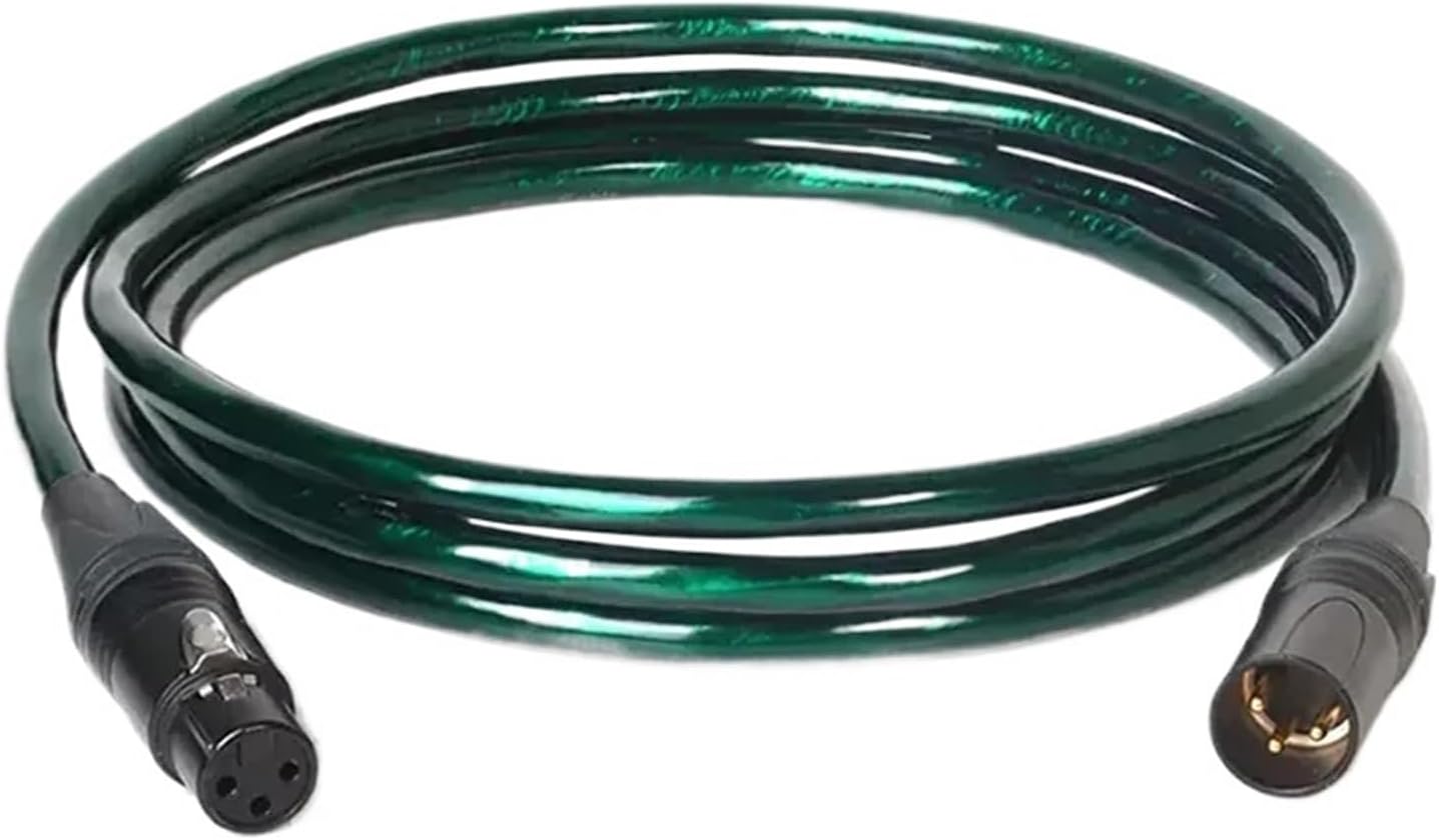 Kaiboer XLR Cable Male to Female Balanced Microphone Cables for Amplifier Microphone Mixer Etc Professional Microphone Cord(Male to Male,3m)