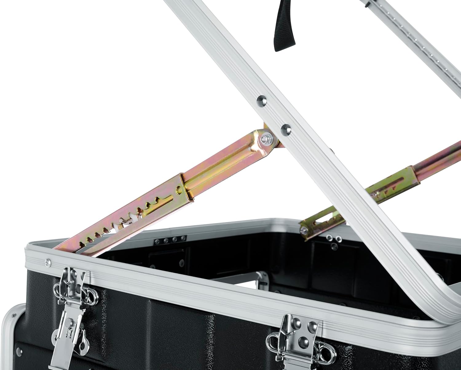 Gator Cases 10U Top, 12U Side Console Audio Rack (GRC-10X12 PU)