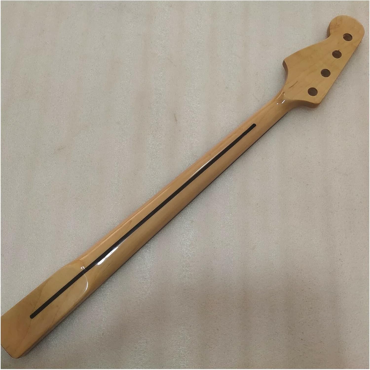 4 String Maple 20 Frets Bass Guitar Neck Replacement Maple Fingerboard 34 Inch Electric Guitar Neck