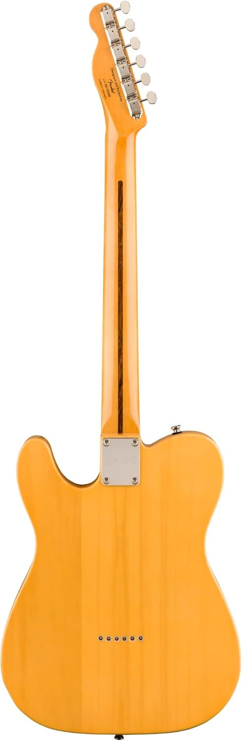 Squier Classic Vibe 50s Telecaster Electric Guitar, Butterscotch Blonde, Maple Fingerboard