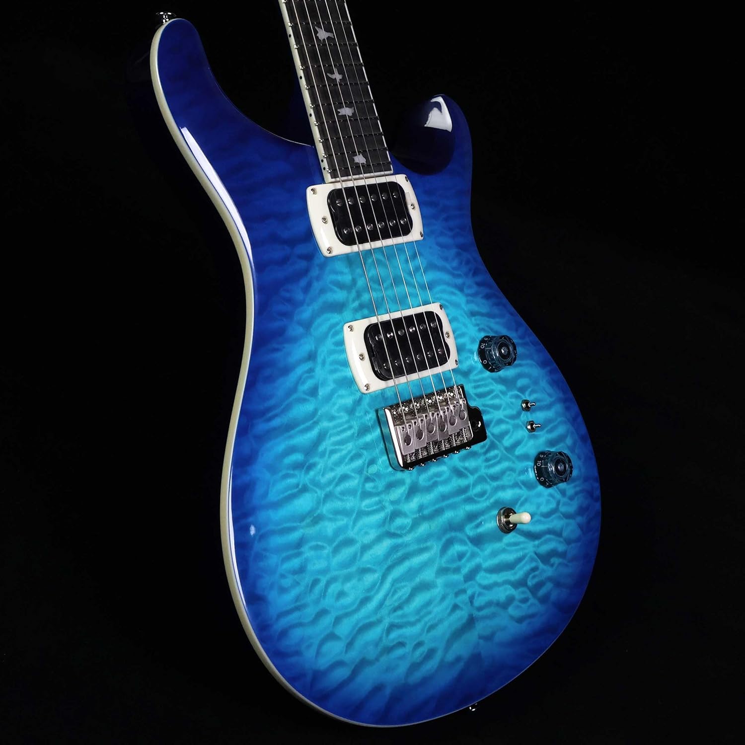 PRS SE Custom 24-08 Quilt Package, Lake Blue with Gigbag