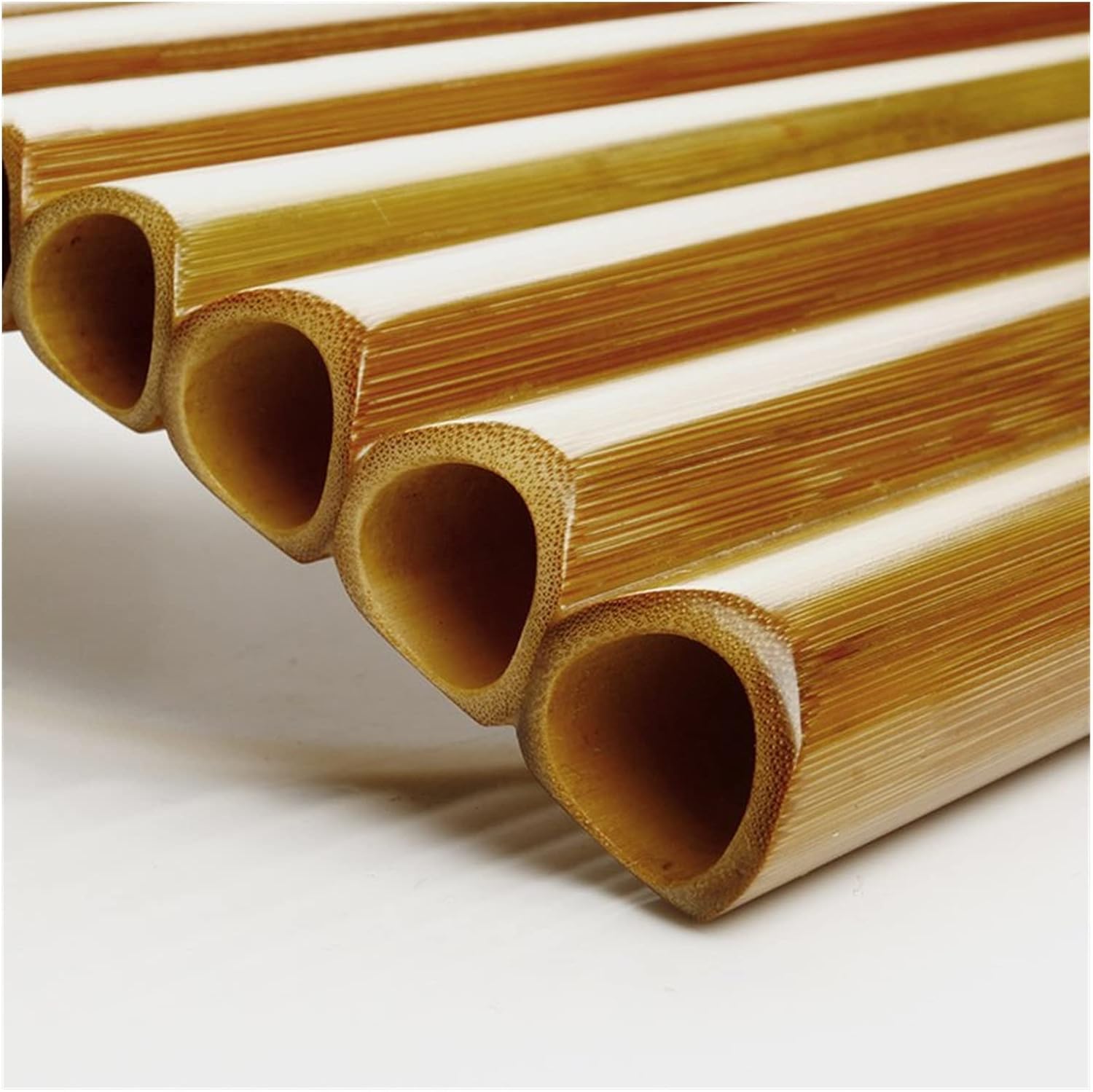 Chinese Traditional Musical Instrument 22 Pipes Pan Flute G Key Woodwind Bamboo Handmade (Color : Right)