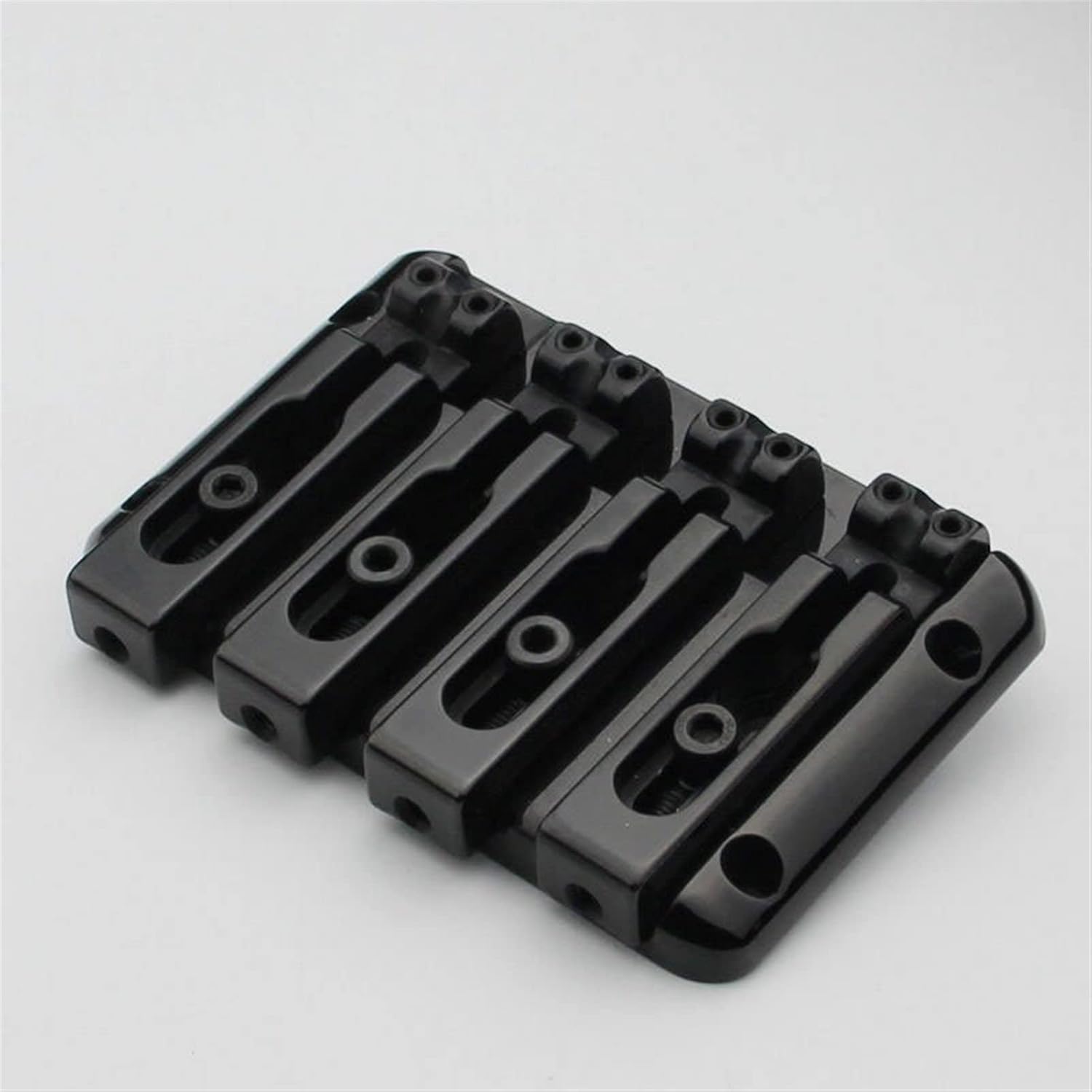 4 String Bass Guitar Bridge Black Electric Guitar Bridge