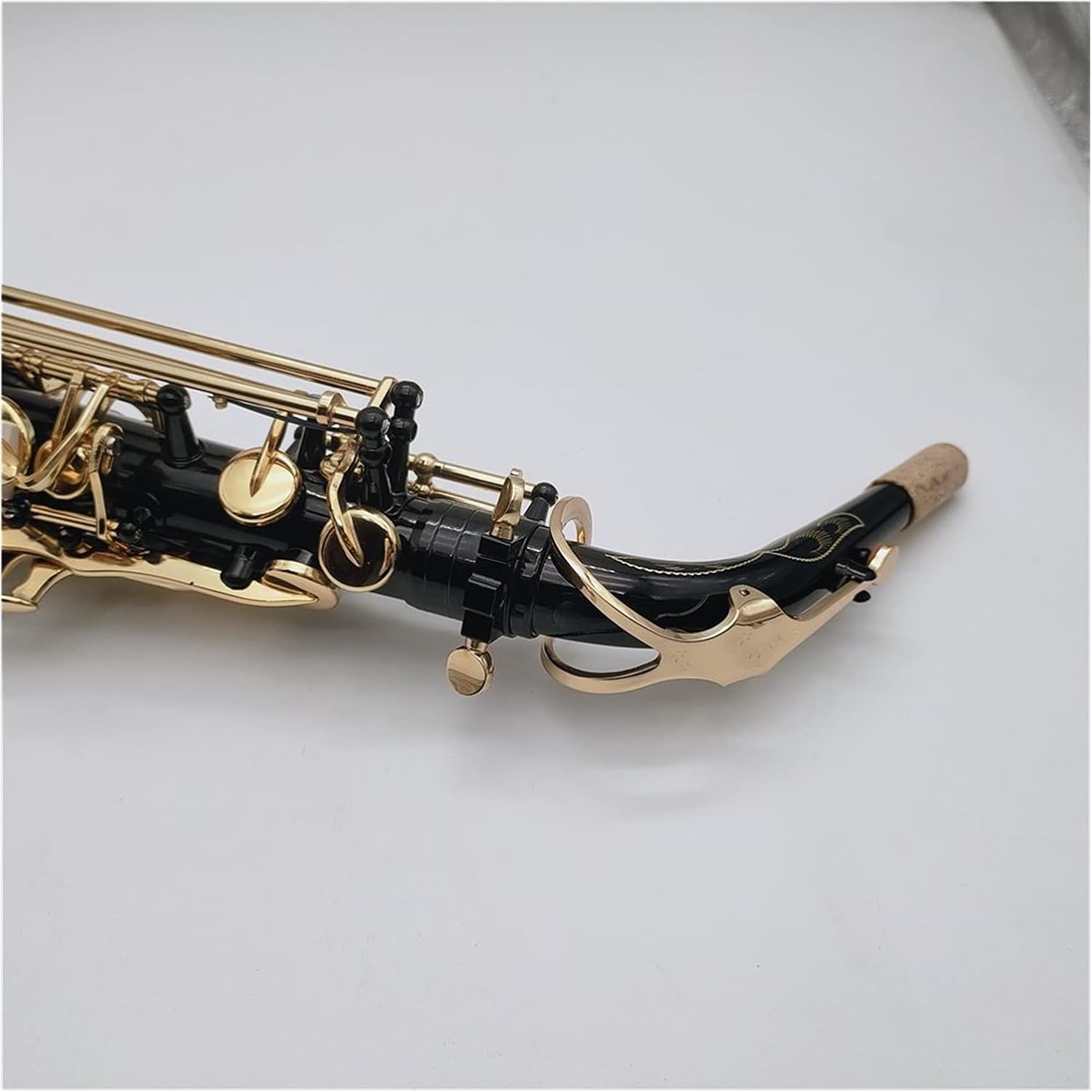 Sax Beginners Kit Tenor Saxophone Bb Tune Black Nickel Lacquered Gold Woodwind Instrument with Case Accessories Wind Instrument