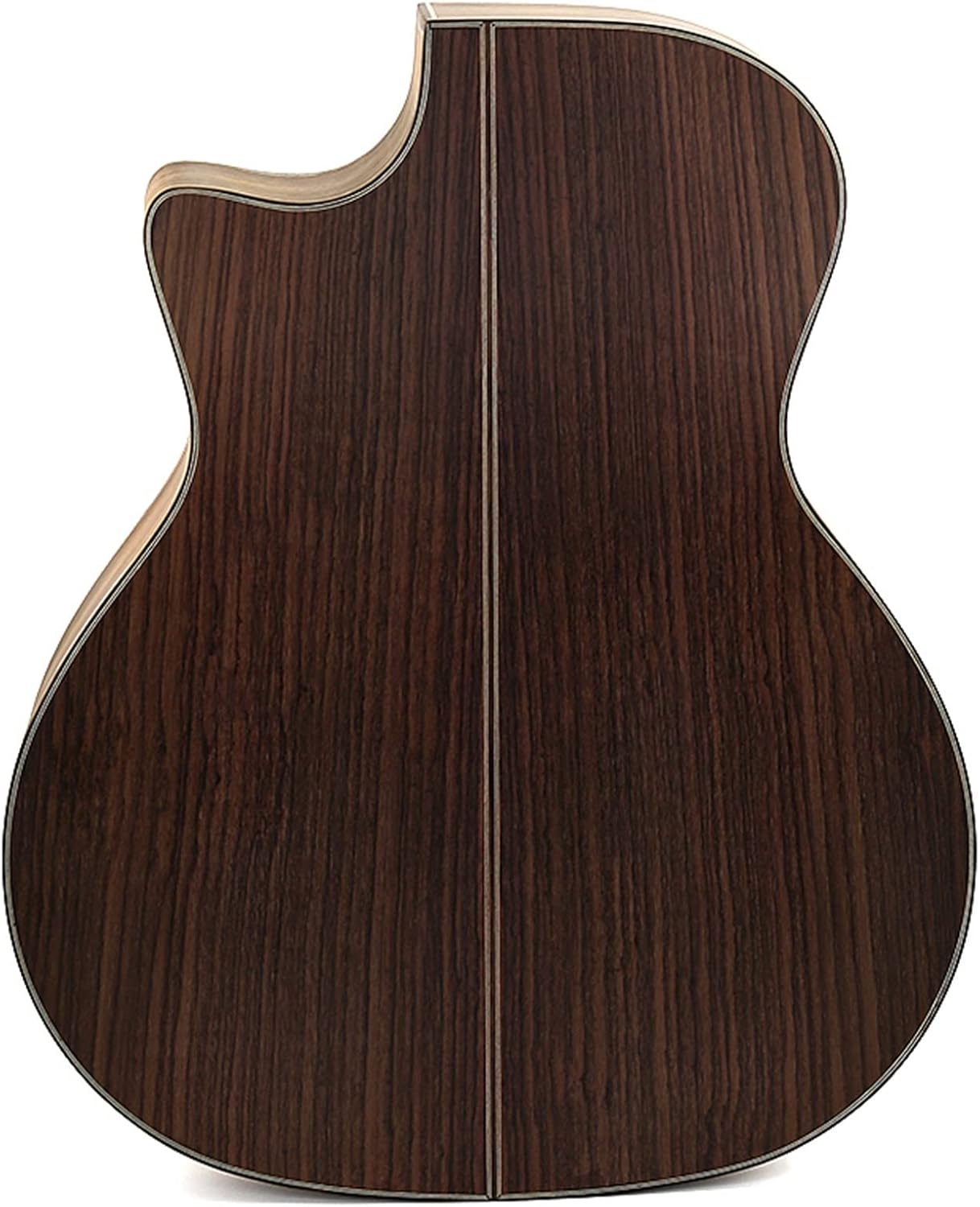 Folk Guitar Missing Corner Full Single Finished Barrel Combination Rosewood Spruce Veneer DIY Guitar Material Unfinished Guitar Body