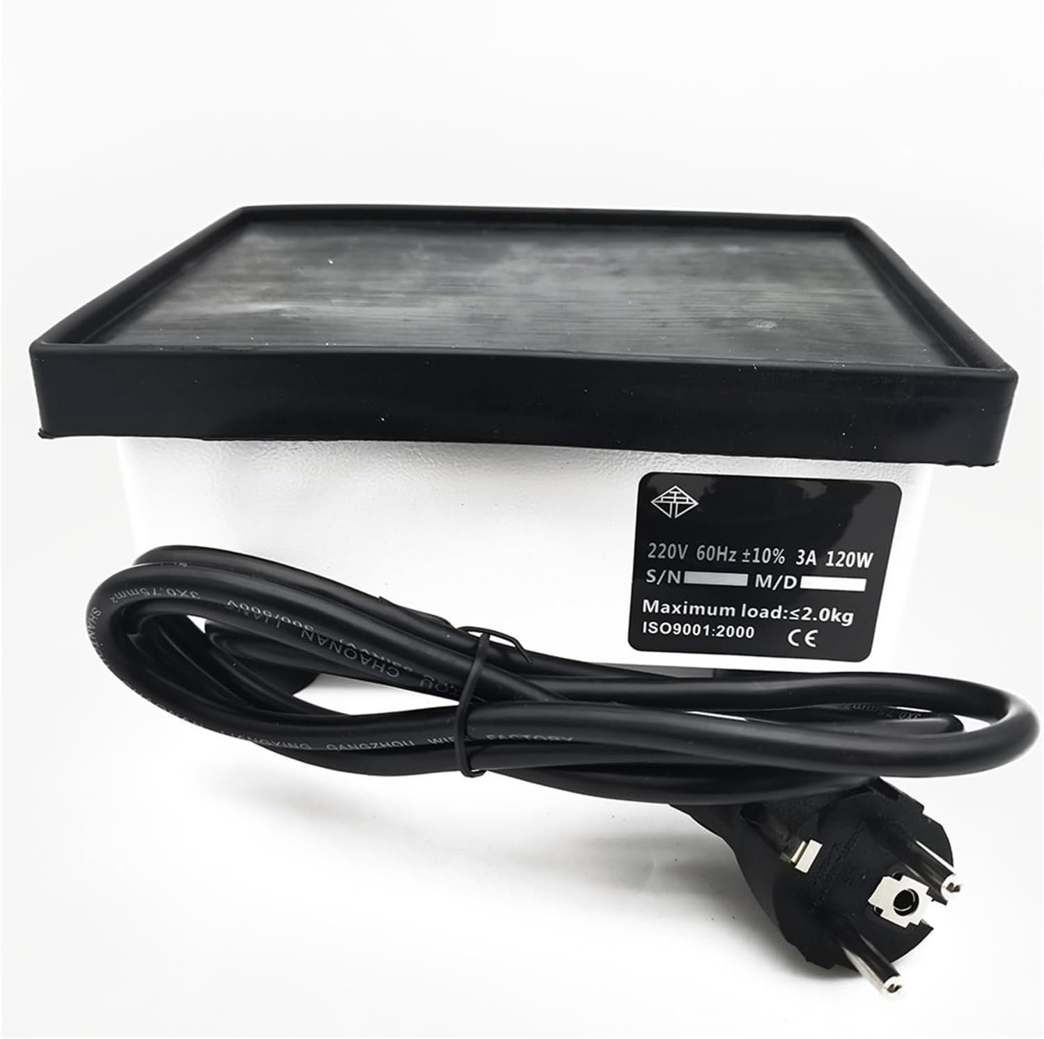 Dental Gypsum Oscillator Dental Laboratory Equipment Gypsum Shake Machine Dental Model Vibration Machine with Efficiency(Gray)