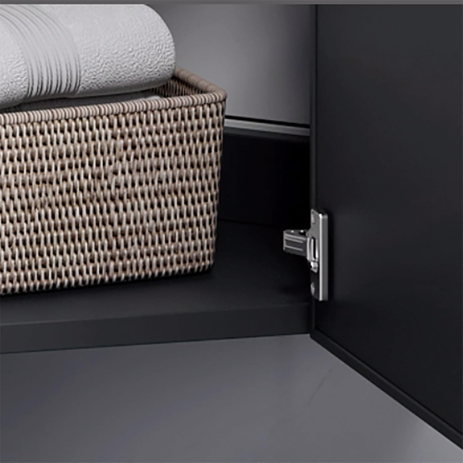 Corner Wall Mount Bathroom Sink Corner Bathroom Sink Small Corner Bathroom Cabinet Vanity With Sink Floating Vanity Bathroom Narrow Depth Vanities Lavamanos de Baño Modernos with Storage Space