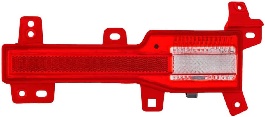 For Hyundai Santa Cruz 2022 2023 2024 Bumper Reflector Passenger Side | CAPA | Clear & Red Lens | Replacement For HY1185129 | 92406-K5000
