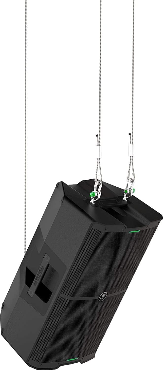 Mackie SRM V-Class Series, 15-Inch 2000W High-Performance Loudspeaker, Powered-Black (SRM210 V-Class) with EMB Speaker Stand, EMB Cable and EMB Wireless Microphone Bundle