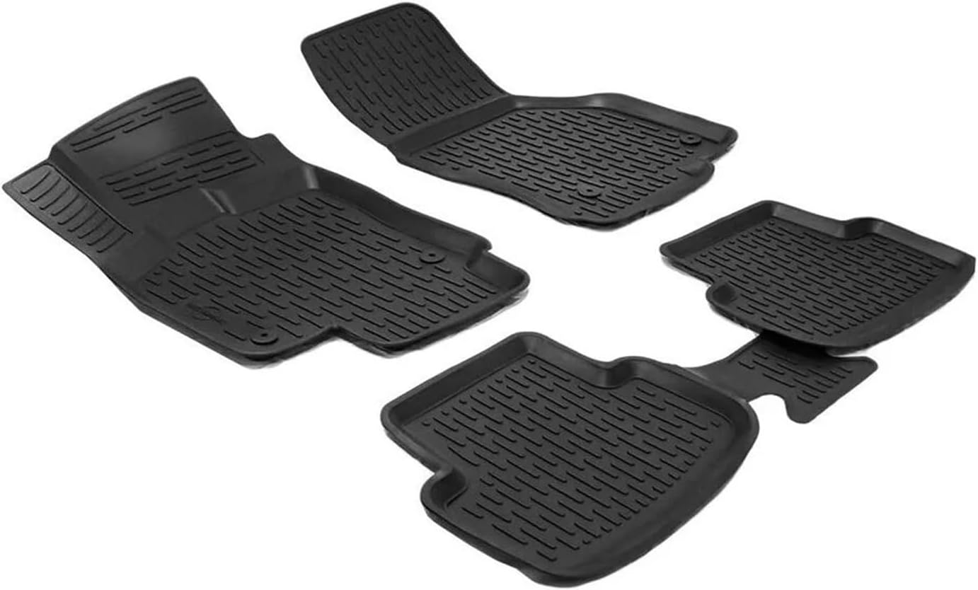 3D Pool Car Mats Compatible with Skoda Between 2013 2017 Auto Interior Carpet Protector Accessories Rubber Floor Non Slip