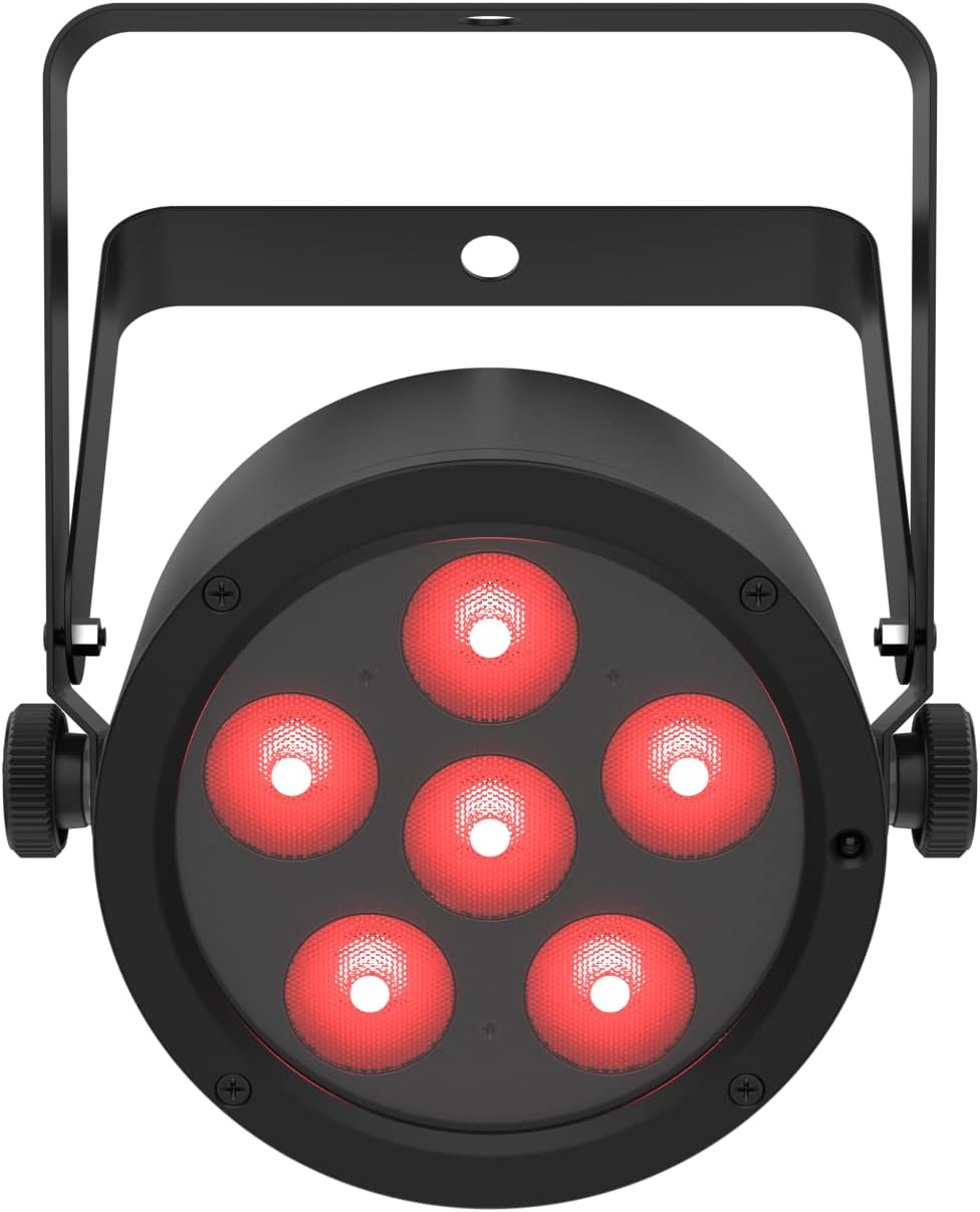 SlimPar Q6 ILS low-profile, high-output quad-color (RGBA) LED Par