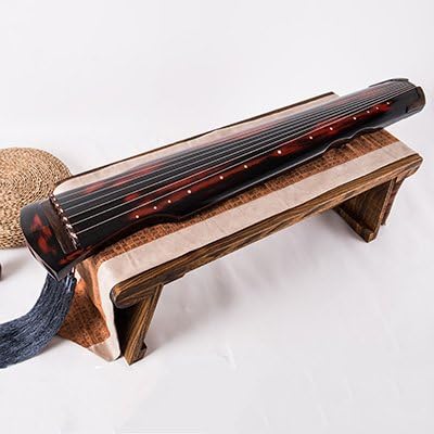 OrientalMusicSanctuary Vermillion Lacquered Aged Paulownia Guqin for Performers