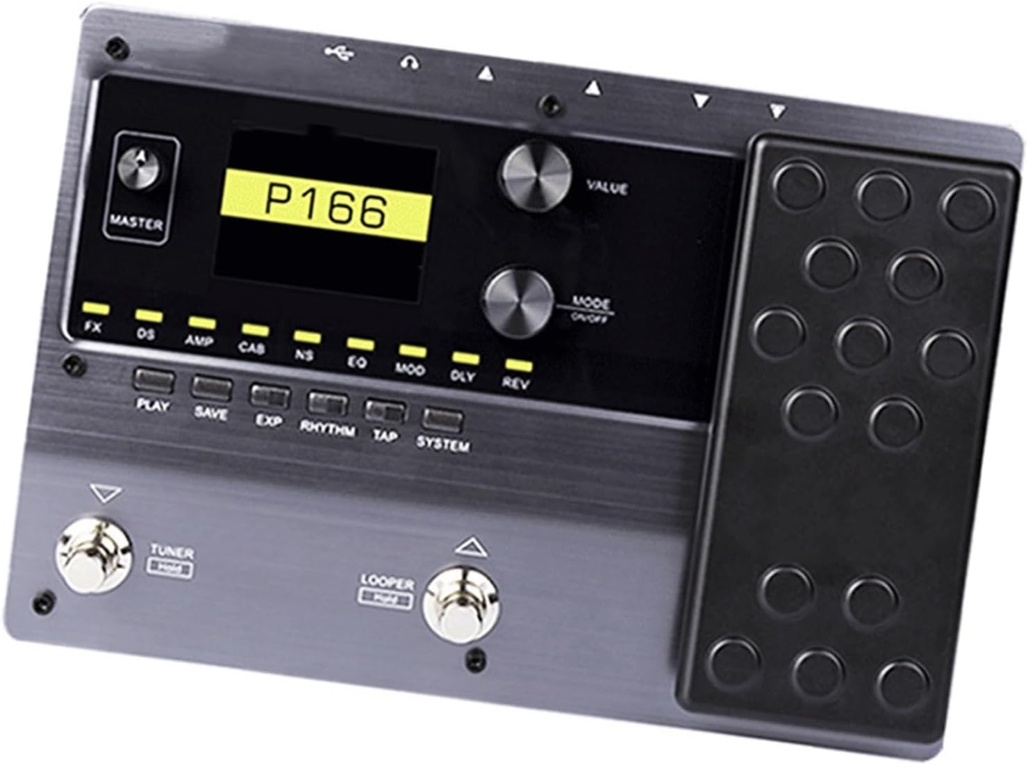 Professional Guitar Effects Pedals Electric Guitar Multi Effects Pedal Loop Drum Machine Accompaniment Amplifier Analog Accessories(1)