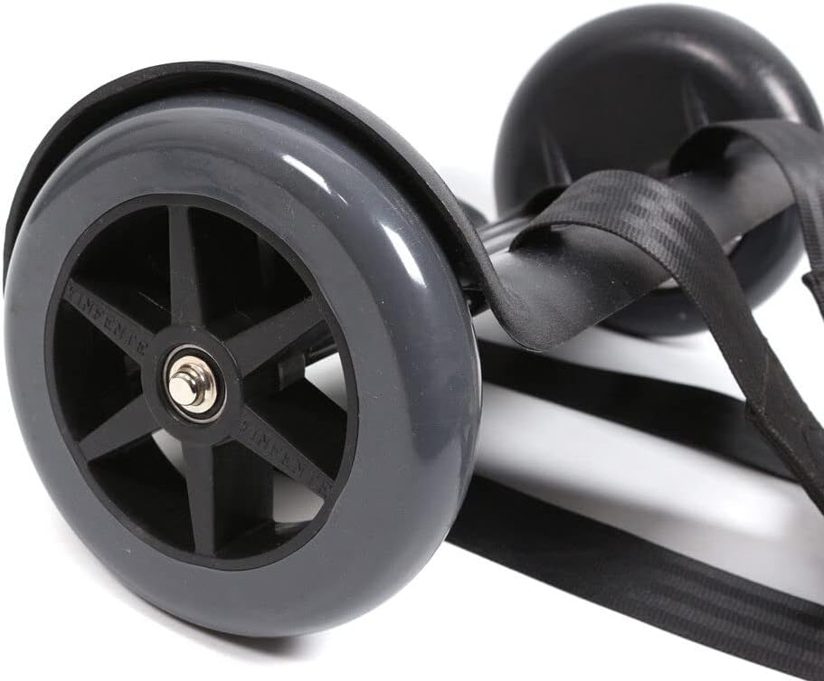 Portable Upright Double Bass Cart Bass Wheel Transport Carry String Bass Carts for Any Size Bass from 1/10 To 4/4,Works Indoors &Outdoors