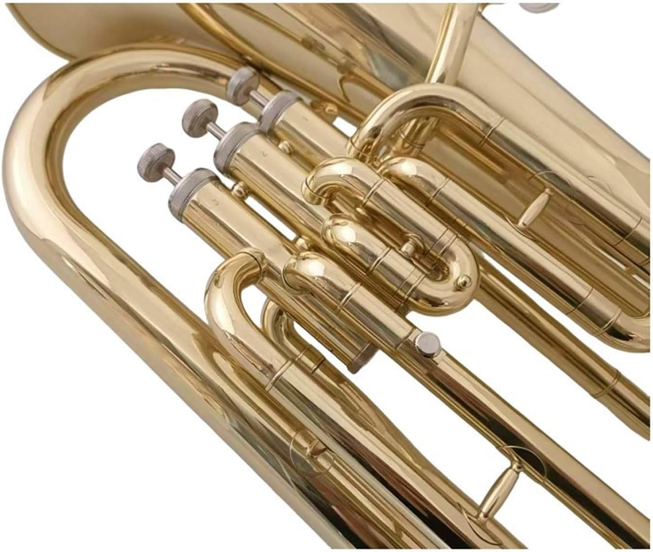Euphonium Instrument B Flat Gold Key For Playing Euphonium All-brass Instrument