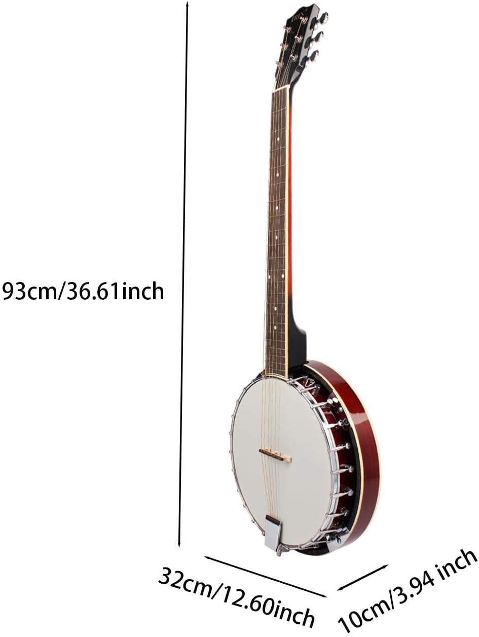 Six String Banjo Travel Kit for Performance And Education