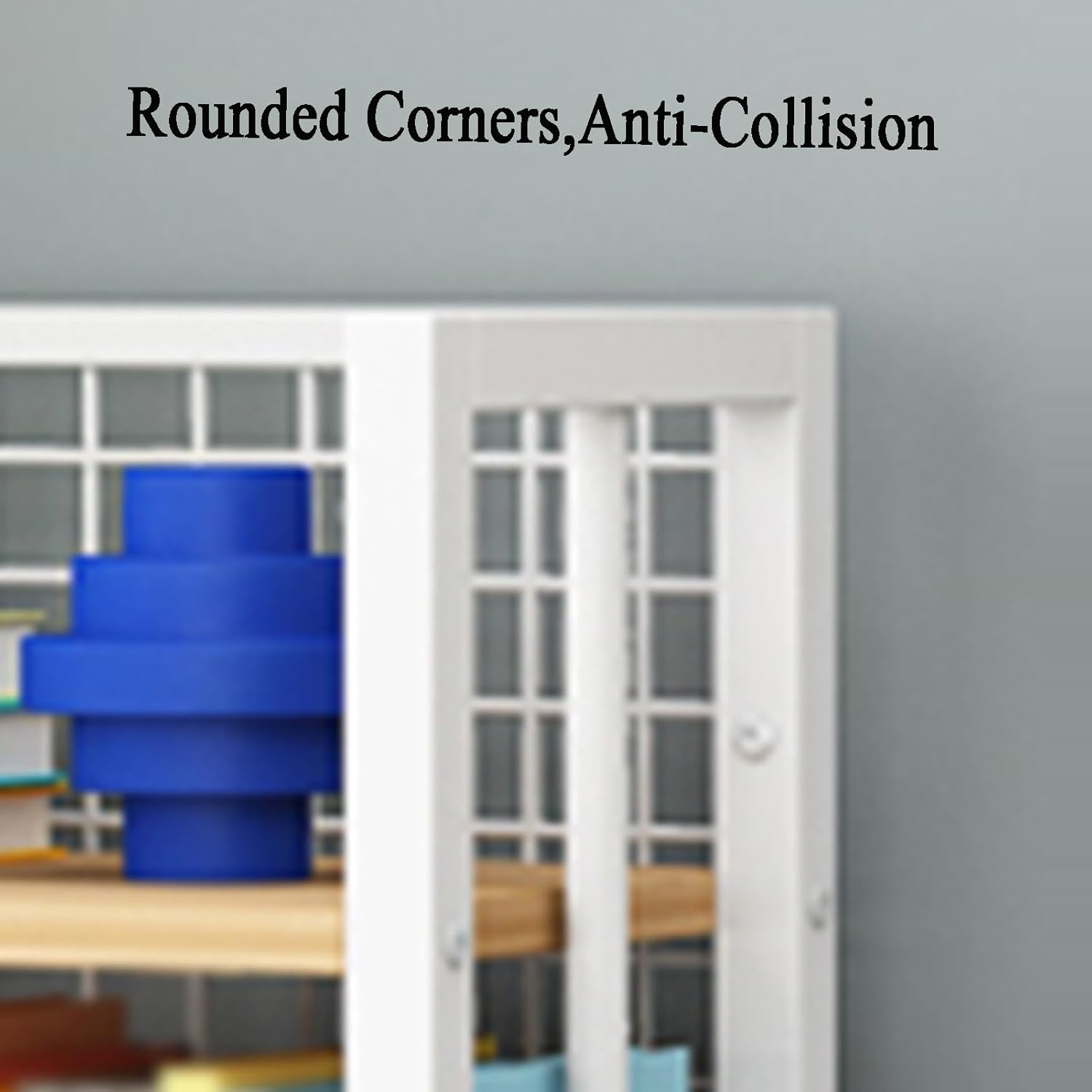 5 Cube Bookshelf,Home Multi-Layer Side Table with Wheels,for Living Room,Study Room,Reading Corner (44.5 X 22 X 150 Cm)(Black+Black) (White+Light Walnut One Size)