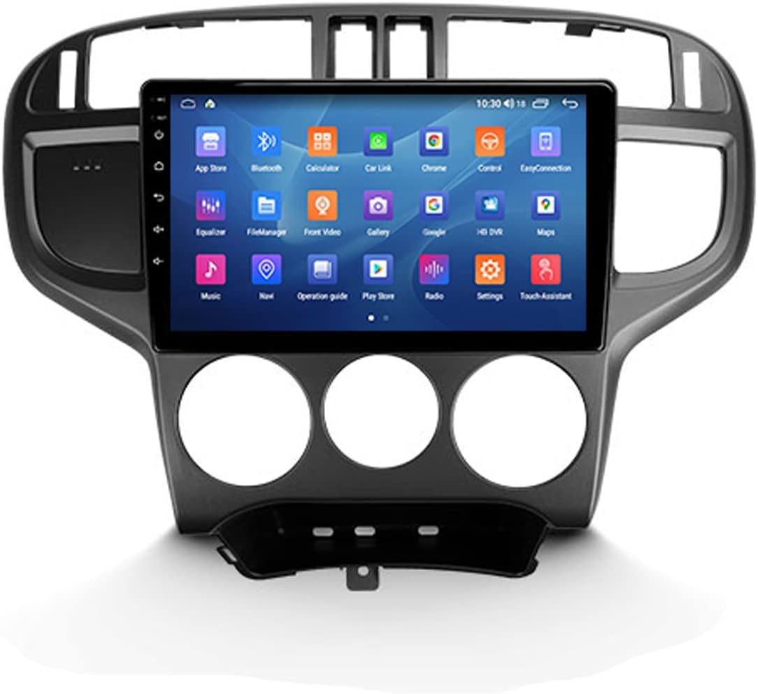 9 Inch Double Din Car Stereo Audio Bluetooth MP5 Player FM Multimedia Radio for Hyundai Matrix 2001-2010 with Backup Camera GPS Navigation Support SWC/WiFi/Carplay/DSP