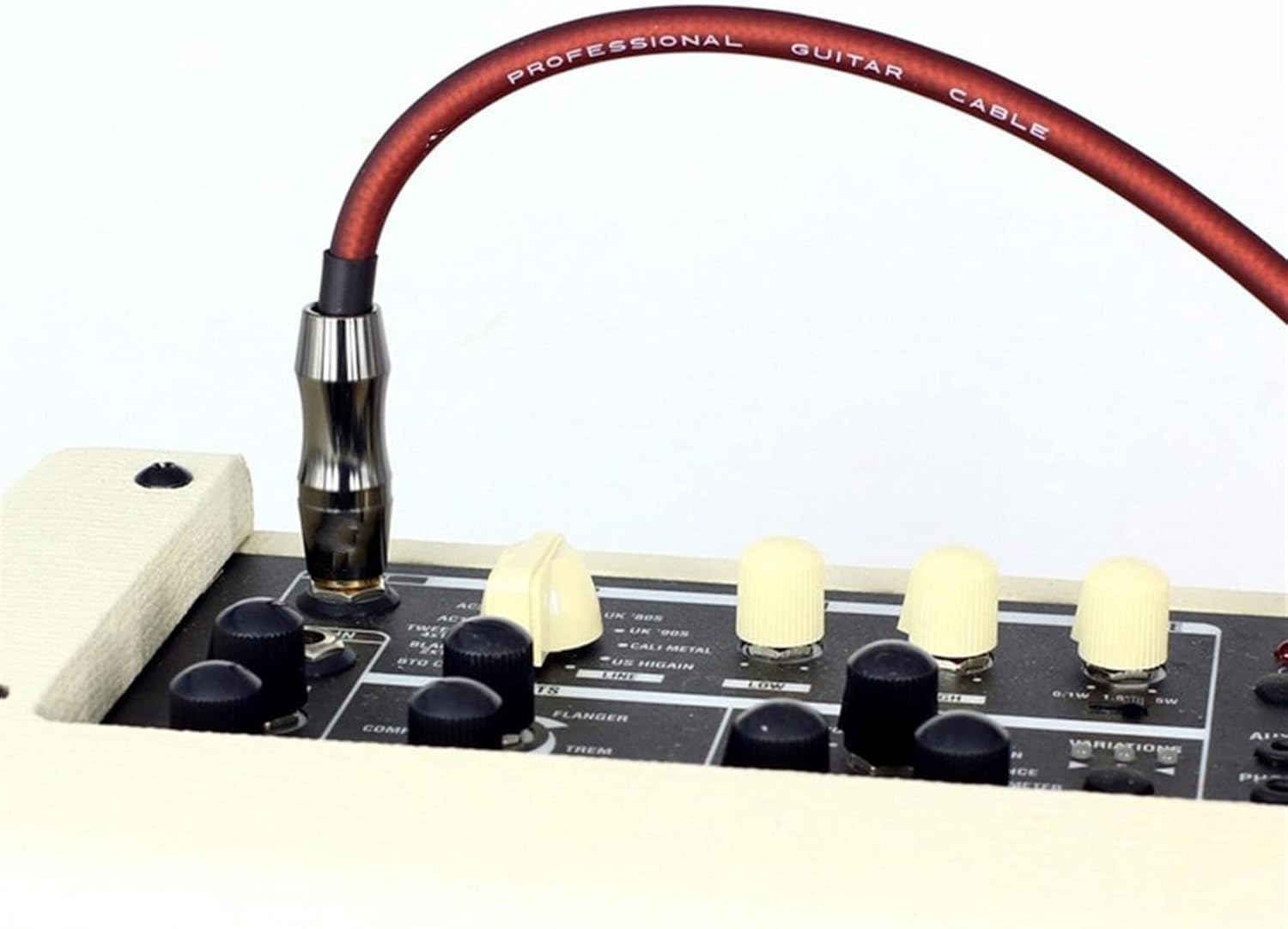 Guitar Cable Electric Guitar Wire Cable Bass Piano Keyboard Drum Noise Reduction Shield Line (Color : A, Size : 15)