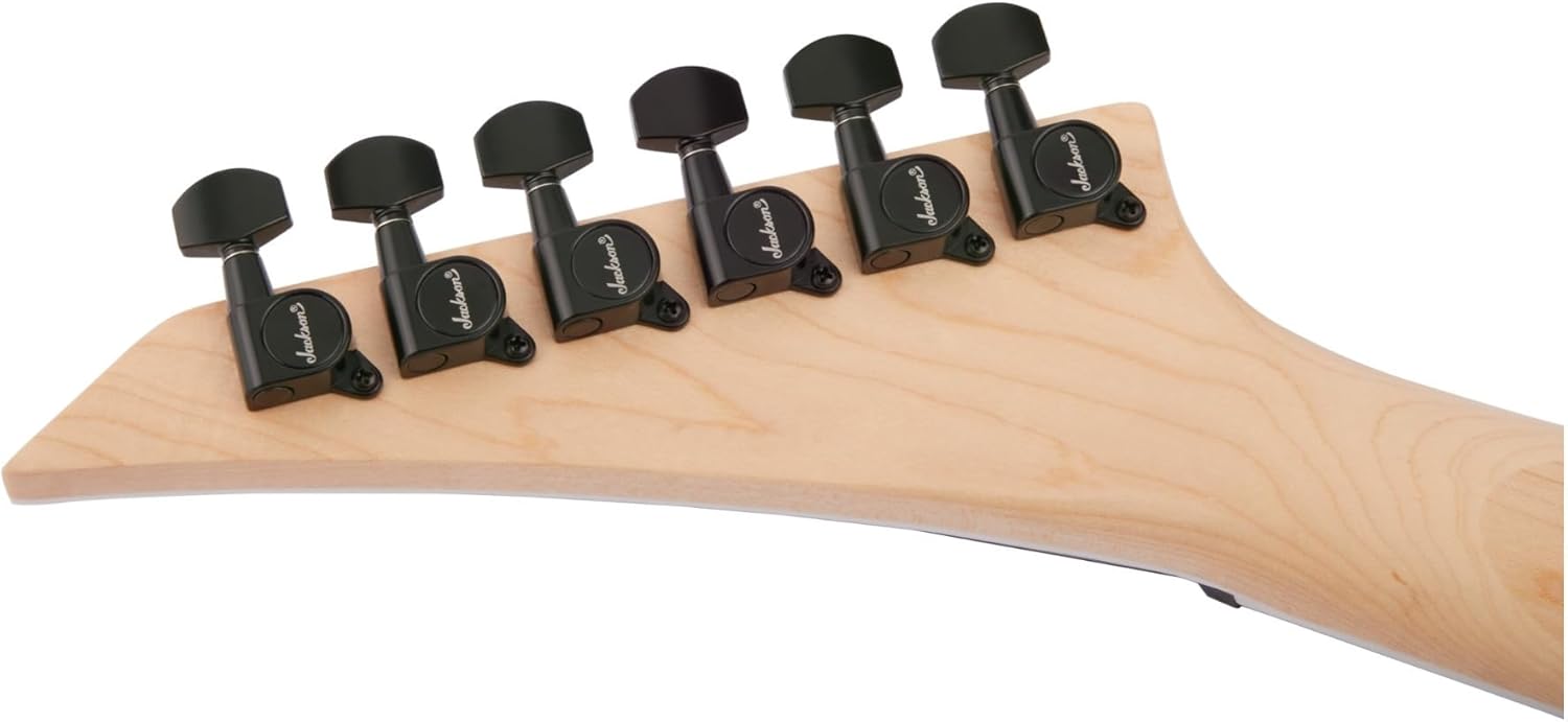 Jackson JS Series Dinky Arch Top JS32Q DKA HT Guitar (Transparent Green Burst) Bundle with Jackson Dinky Molded Case (2 Items)