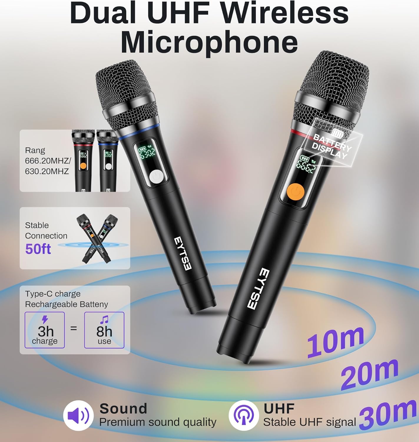 Karaoke Machine with Lyrics Display 14.1