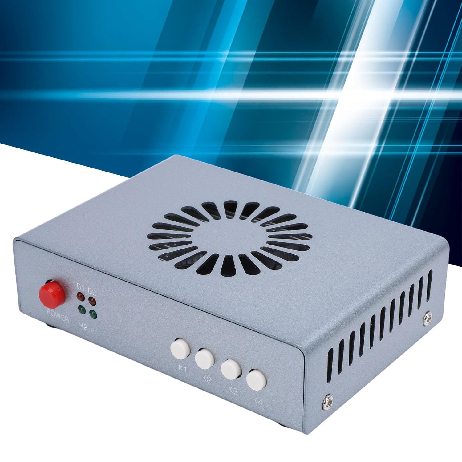 HD Multimedia Interface Synthesizer, HD Multimedia Interface Fixer, Lossless Transmission, Dual Signal Input, Built in Fan, Aluminum Alloy (US Plug)