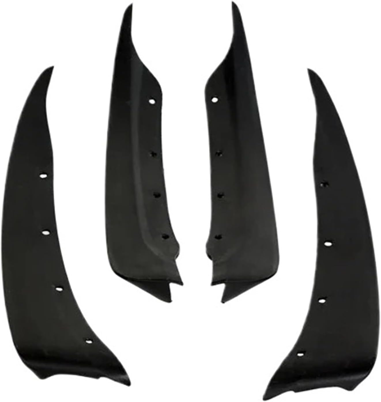 Car Front Rear Mud Flaps Splash Guards Mudguards Compatible for Corvette C6 2005 2006 2007 2008 2009 2010 2011 2012 2013