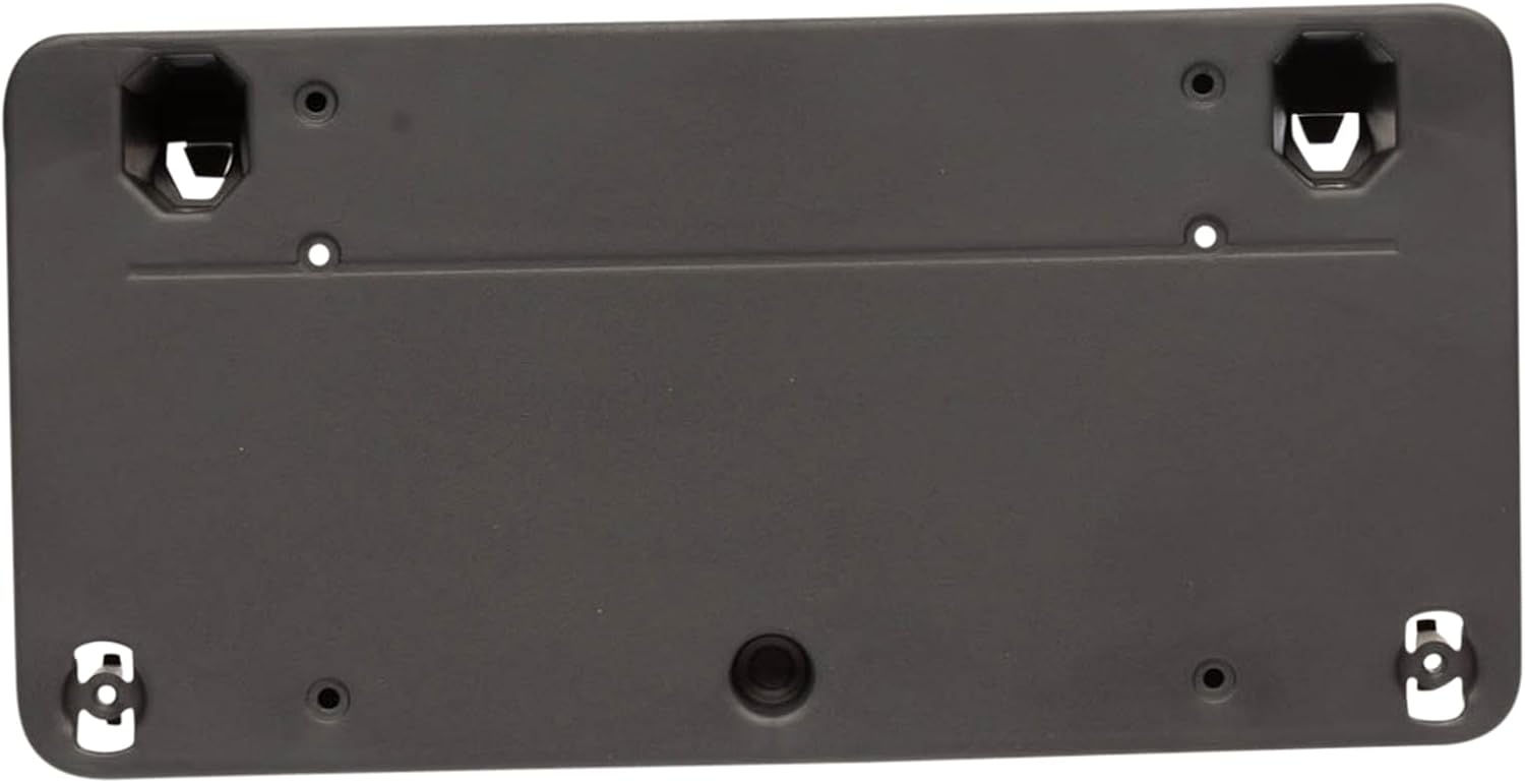 TRQ Front License Plate Bracket Black Compatible with 2020-2022 Mercedes-Benz GLE350 GLE450 MB1068167