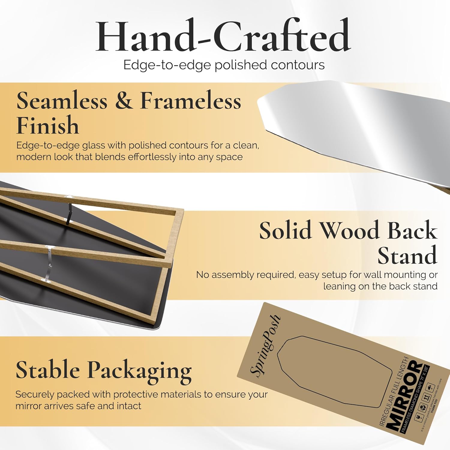 Full Length Mirror with Stand, 71